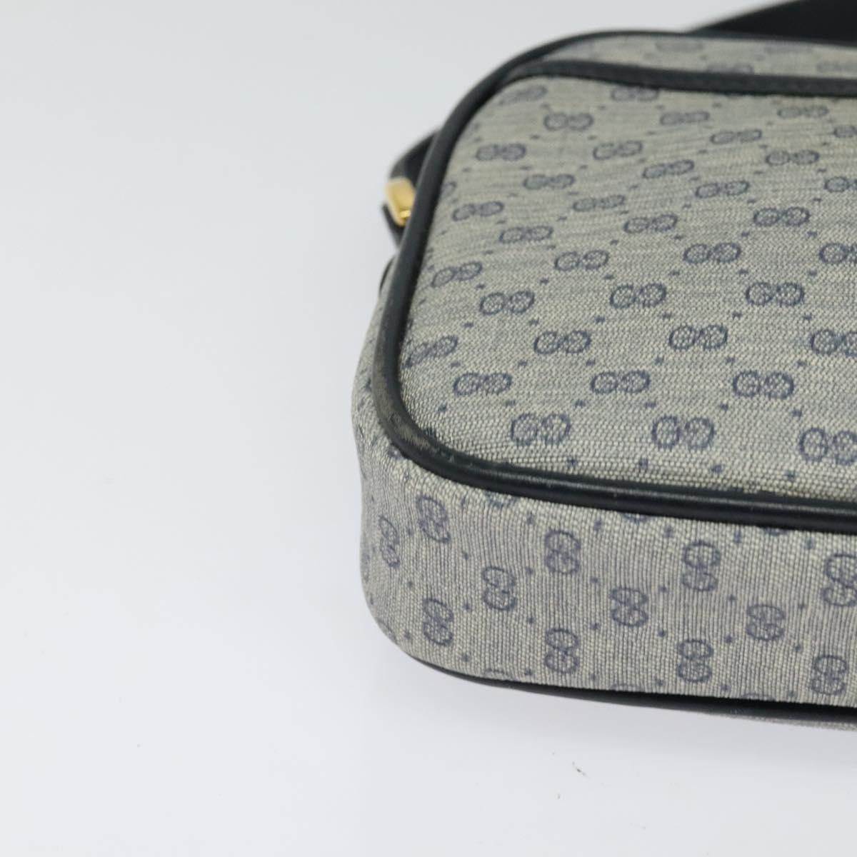Gucci GUCCI Micro GG Supreme Shoulder Bag Pvc Navy Gold 007 904 Size ONE SIZE - 10 Thumbnail