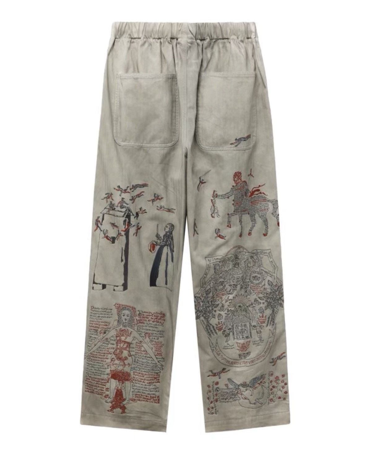 Samuel Zelig SAMUEL ZELIG Embroidered Pattern Casual Pants Size US 36 / EU 52 - 2 Thumbnail