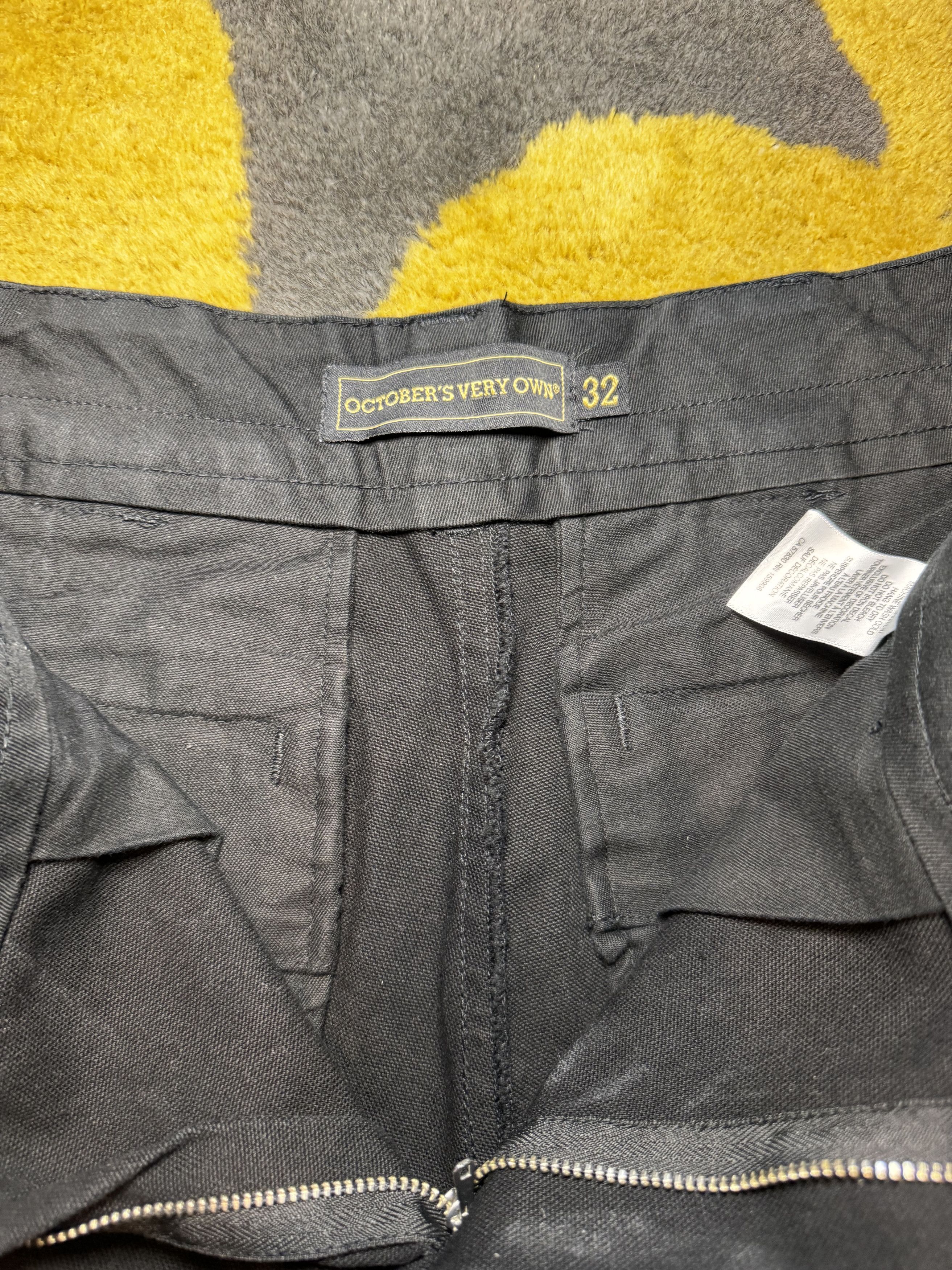 October's Very Own Octobers Very Own OVO Laugh Now Cry Later Black Chinos Size US 32 / EU 48 - 9 Thumbnail
