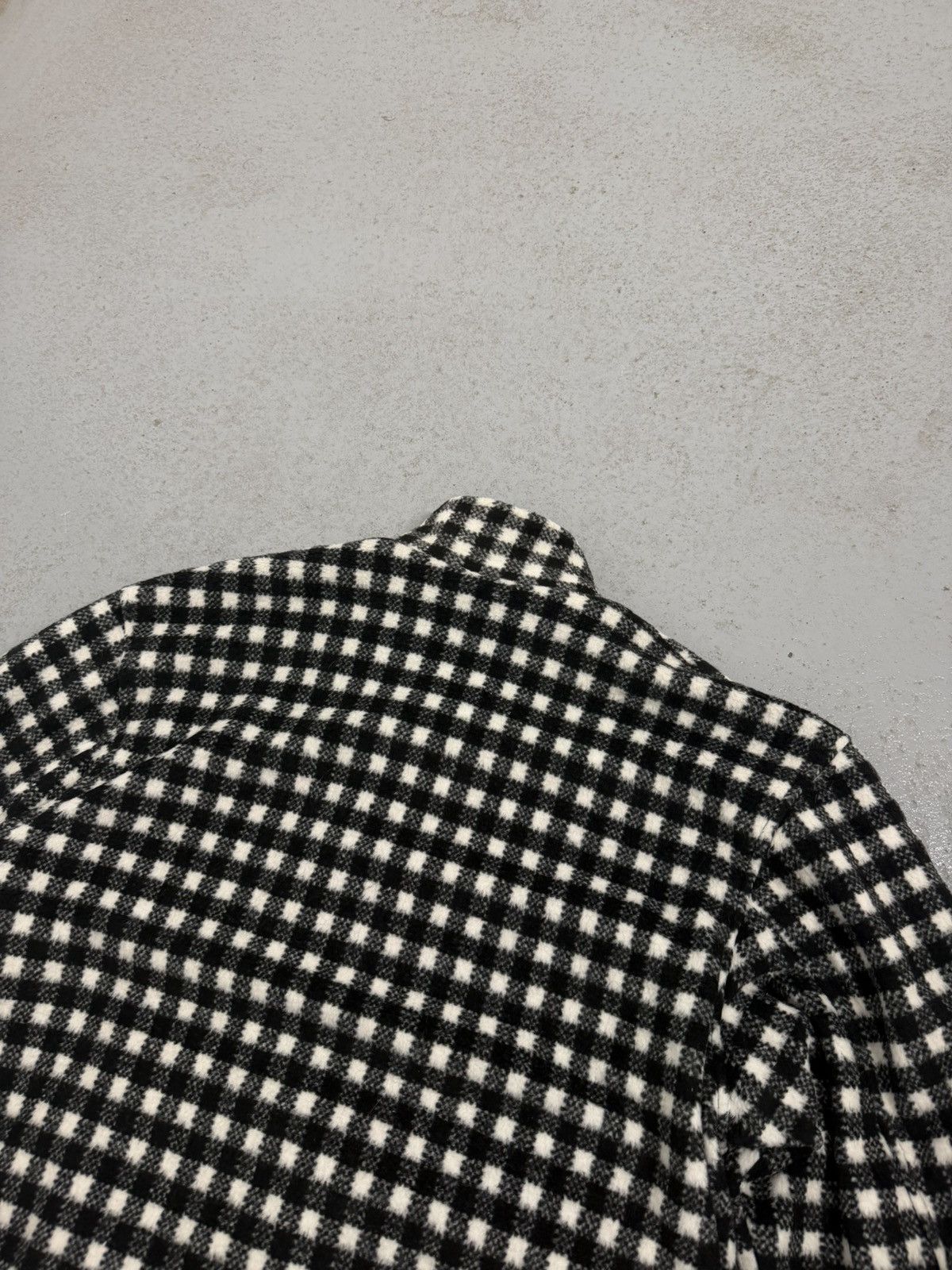 Vintage True Vintage 50s Benson Checkered Wool/ Cashmere Swing Coat Size XL / US 12-14 / IT 48-50 - 13 Thumbnail