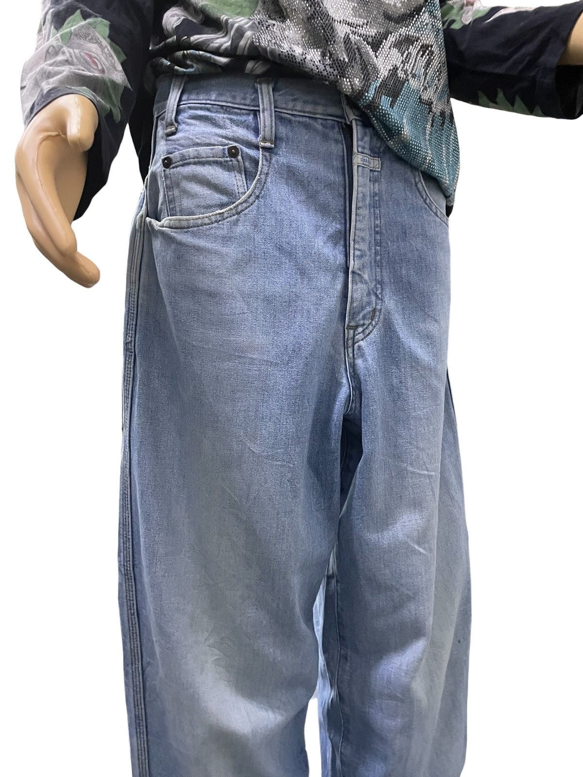 JNCO × Marithe + Francois Girbaud Marithe Francois Girbaud Carpenter Stone Wash Baggy Jeans Size US 30 / EU 46 - 5 Thumbnail