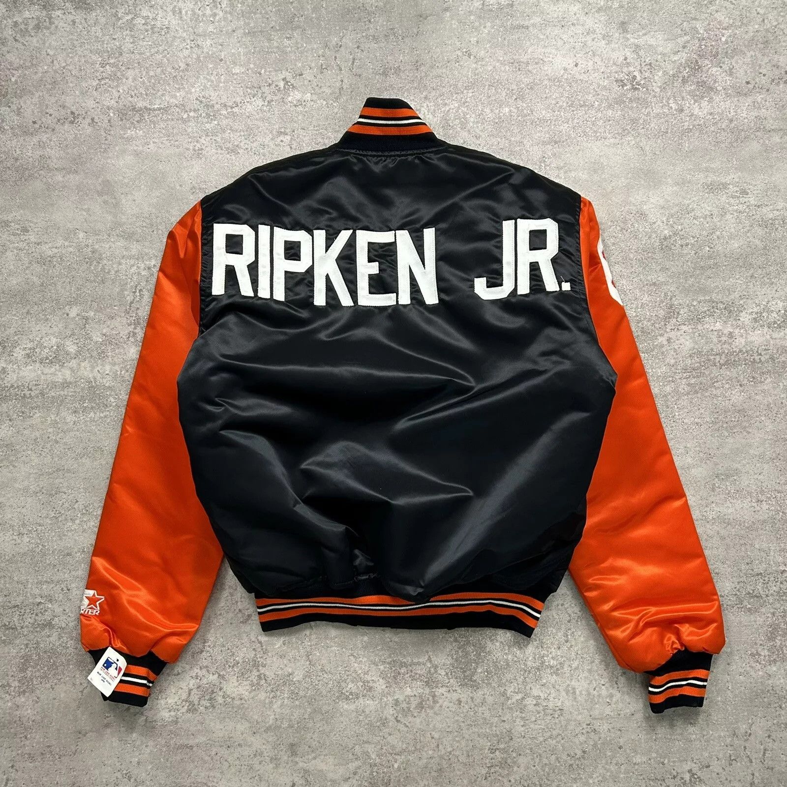 MLB × Starter × Vintage RARE DS MLB BALTIMORE ORIOLES CAL RIPKEN JR SATIN JACKET Size US M / EU 48-50 / 2 - 1 Thumbnail