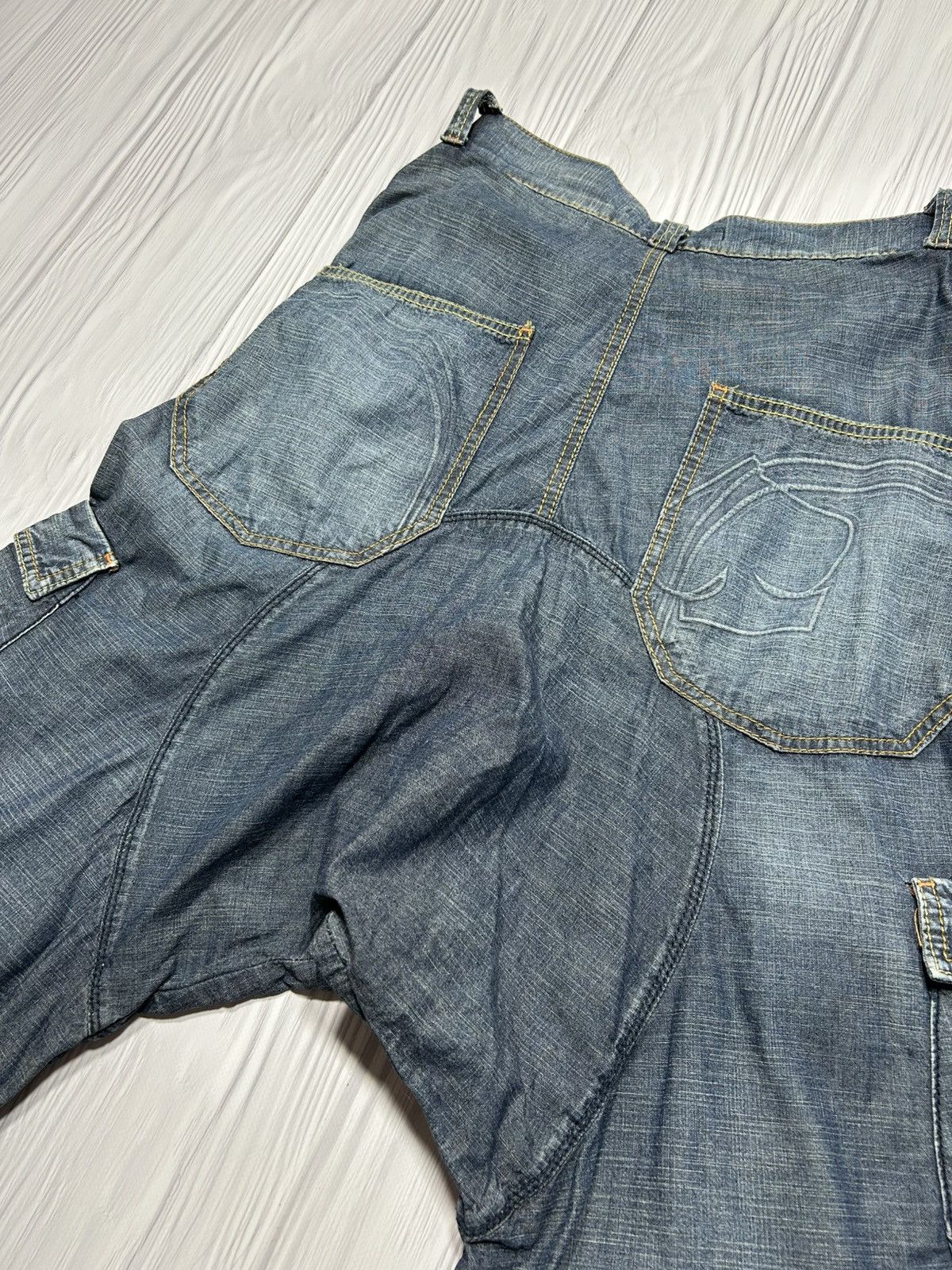 Miss Sixty VTG! Rare! Y2K Killah Miss Sixty Drop Crotch Denim Pants 29 Size 29" - 11 Thumbnail