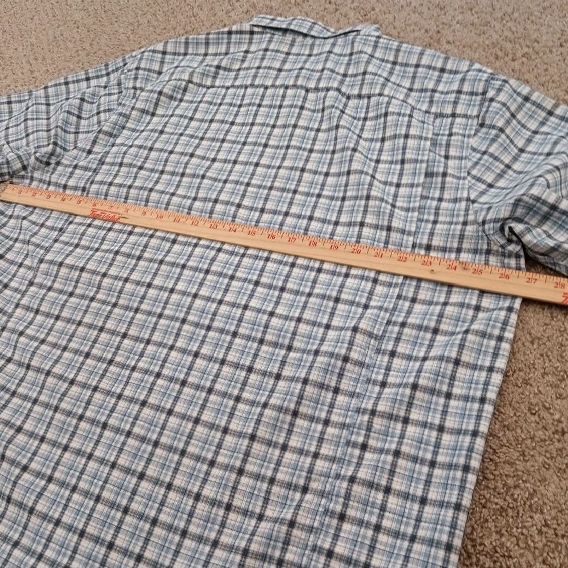 Vintage Ridgecut Shirt Mens XL Blue Plaid Button-Down Long Sleeve Breathable Collared Regular Button Up Breathable Navy blue? Size US XL / EU 56 / 4 - 7 Thumbnail