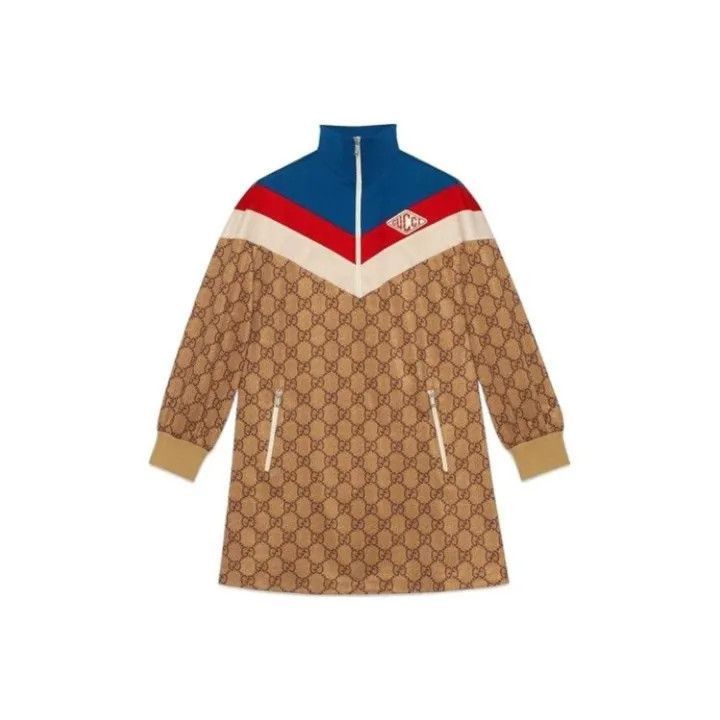 Gucci Gucci Color-Block Logo Zip Dress for Women-2507 Size S / US 4 / IT 40 - 1 Thumbnail