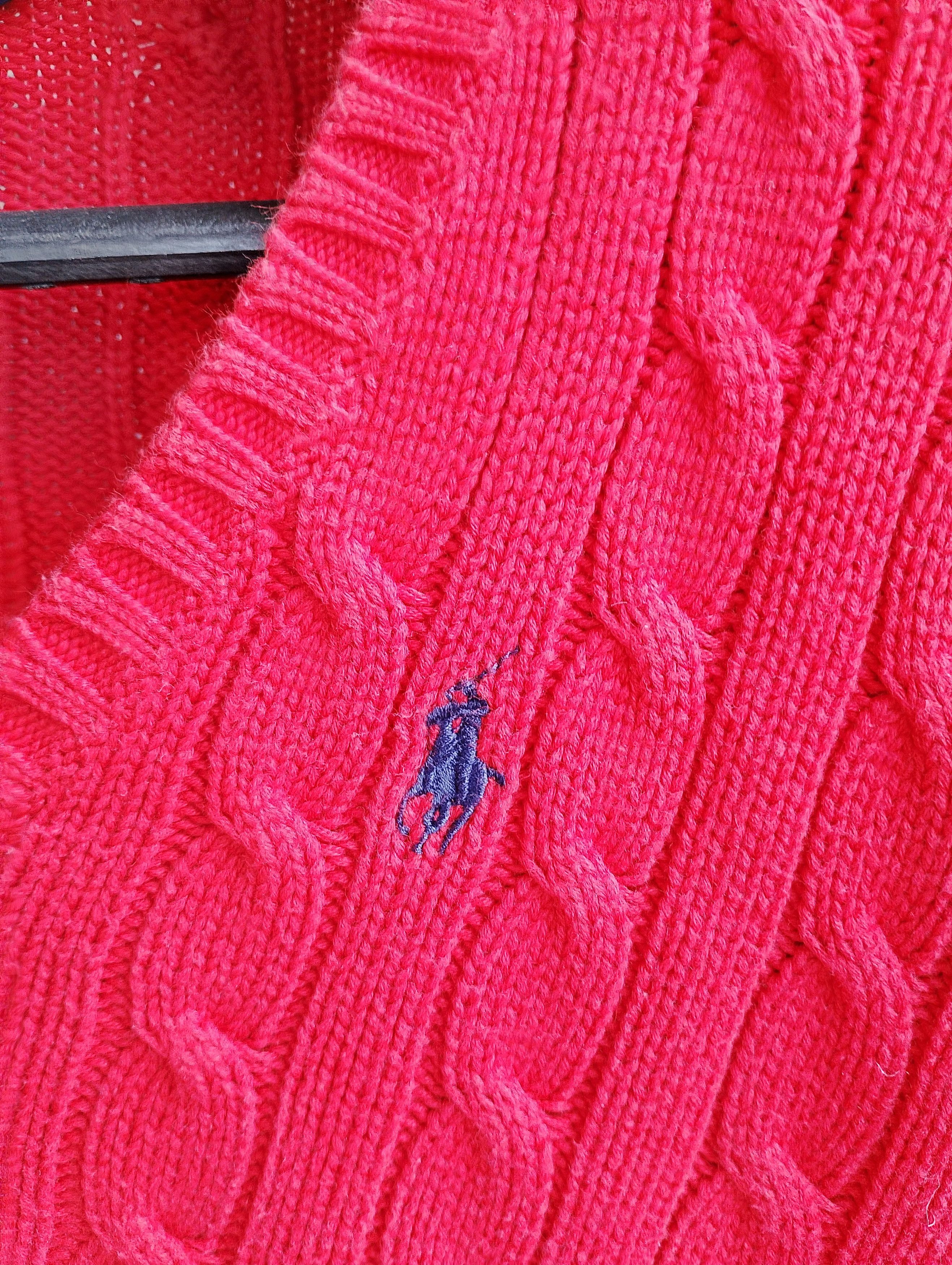 Ralph Lauren Sport Ralph Lauren Sport V-neck Cable Knit Jumper Sweater Size M / US 6-8 / IT 42-44 - 5 Thumbnail