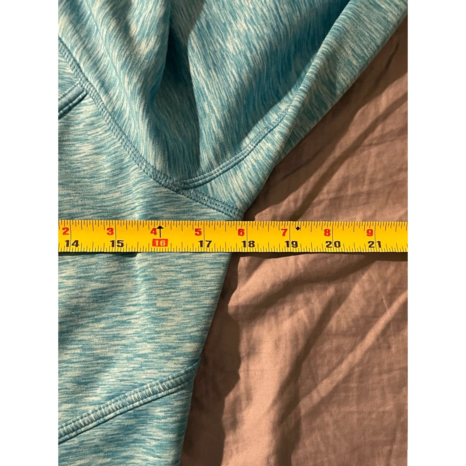 Athleta Athleta Jacket Hoodie Wom﻿en S Light Blue Thumbholes Kangaroo Pouch Sleeve Pocket Full Zip 1/2 Zip Size S / US 4 / IT 40 - 6 Thumbnail