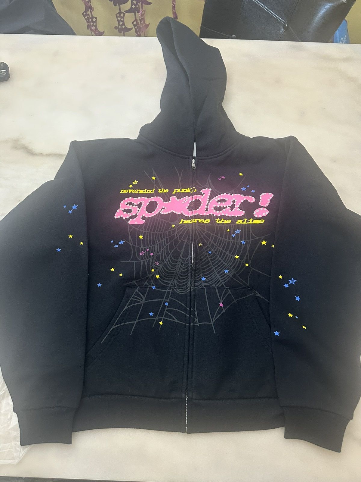 Sp5der SP5DER PUNK V2 ZIP UP Size US M / EU 48-50 / 2 - 1 Thumbnail