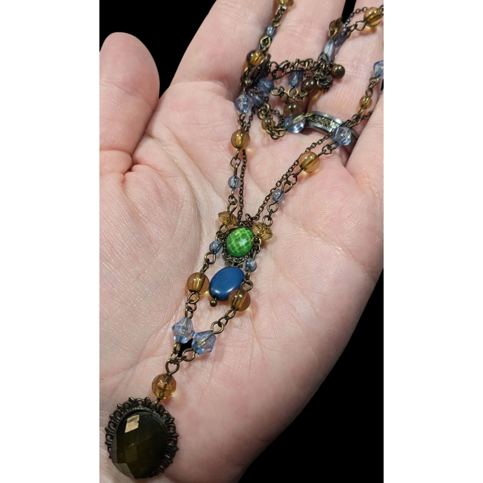 Other Vintage Victorian Style Layered Beaded Necklace Size ONE SIZE - 4 Thumbnail