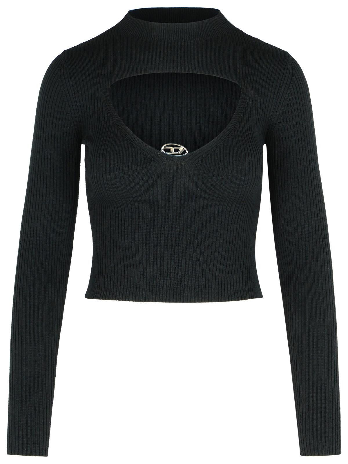 Diesel DIESEL 'Olina' Black Wool Sweater Size S / US 4 / IT 40 - 1 Thumbnail