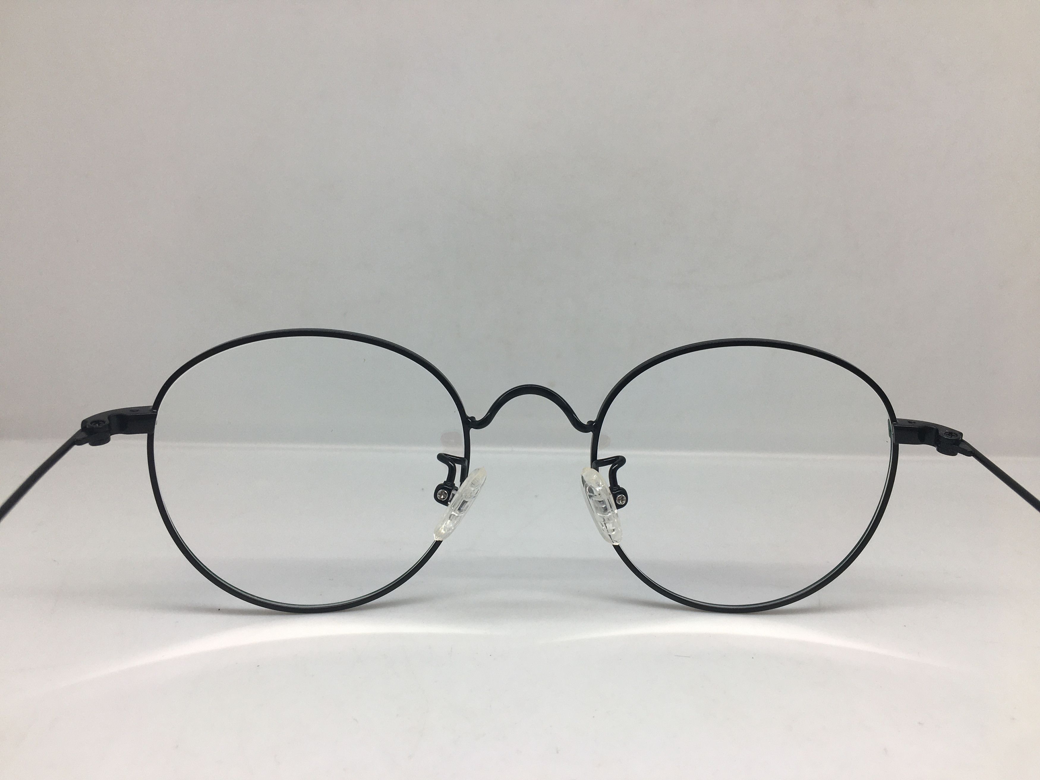 Other Black White Round Eyeglasses Frame BUDDY HOLLY Size ONE SIZE - 4 Thumbnail