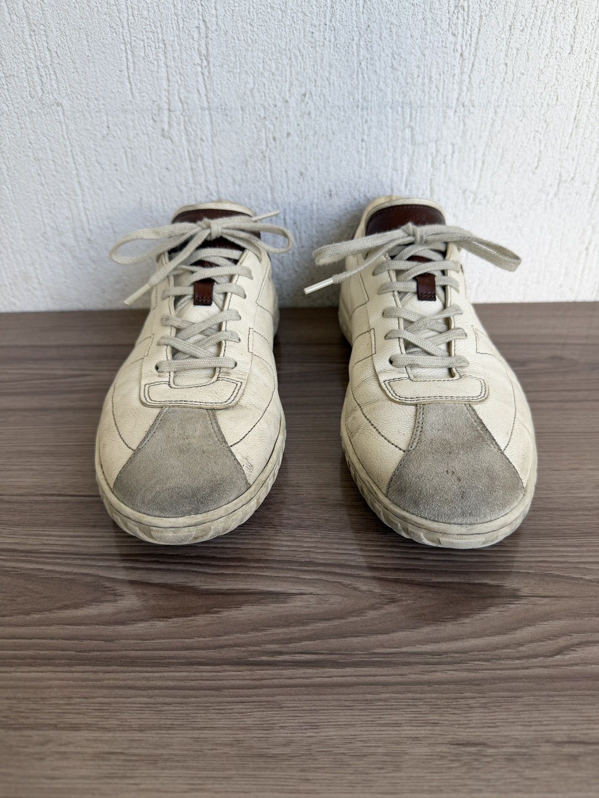 Berluti Eden scritto leather trainers Size US 9.5 / EU 42-43 - 6 Thumbnail