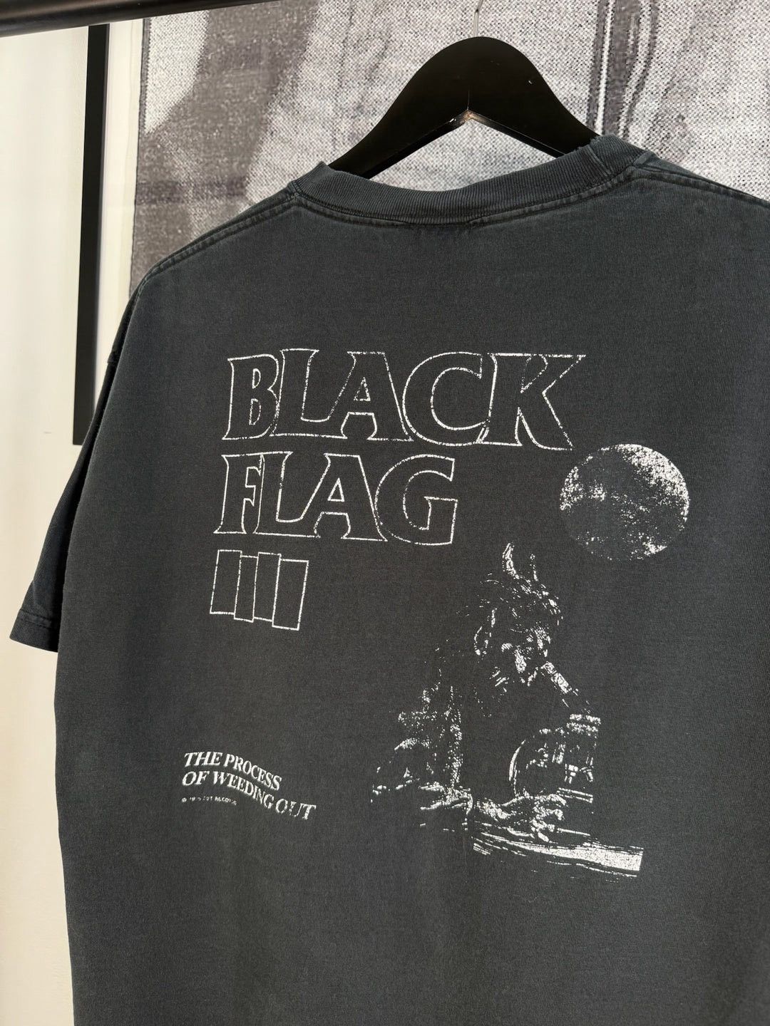 Vintage 🚭ICONIC VINTAGE🚭 90's BLACK FLAG FADED SHIRT Size US L / EU 52-54 / 3 - 10 Thumbnail