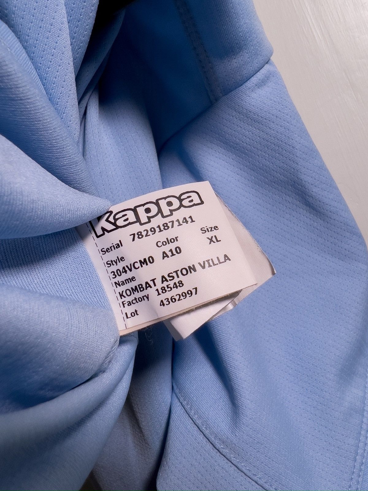 Kappa Kappa Aston Villa 2019-2020 Away Jersey Size US XL / EU 56 / 4 - 9 Thumbnail