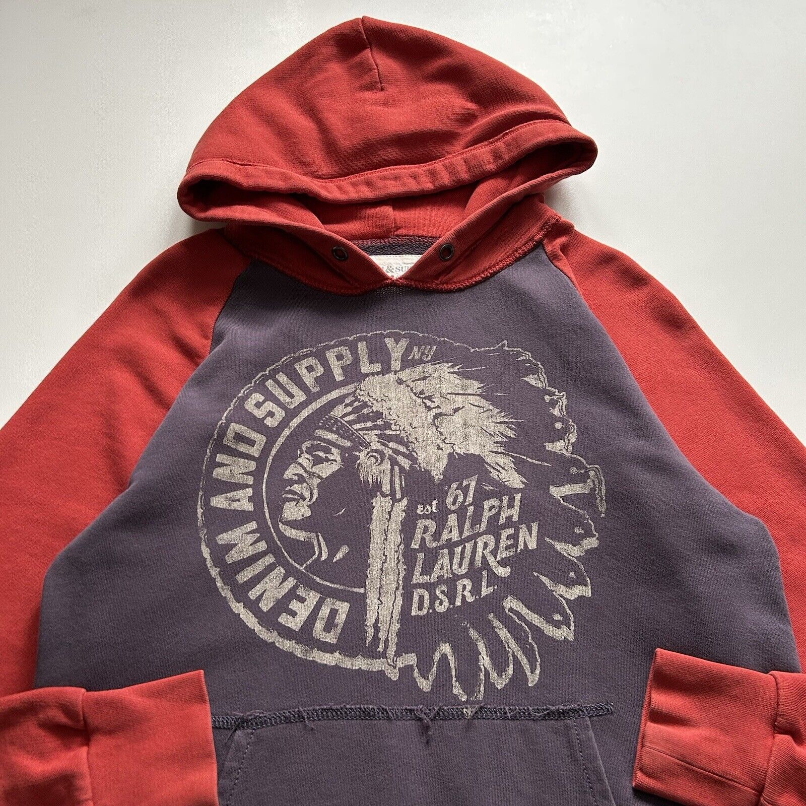 Denim & Supply Ralph Lauren Denim & Supply Ralph Lauren Chief Head Graphic Hoodie Medium Size US L / EU 52-54 / 3 - 2 Thumbnail