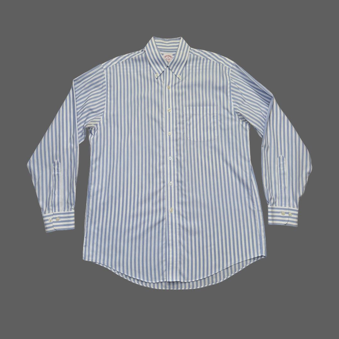Brooks Brothers Brooks Brothers Original Polo Non-Iron Stripe Shirt M Size US M / EU 48-50 / 2 - 1 Thumbnail