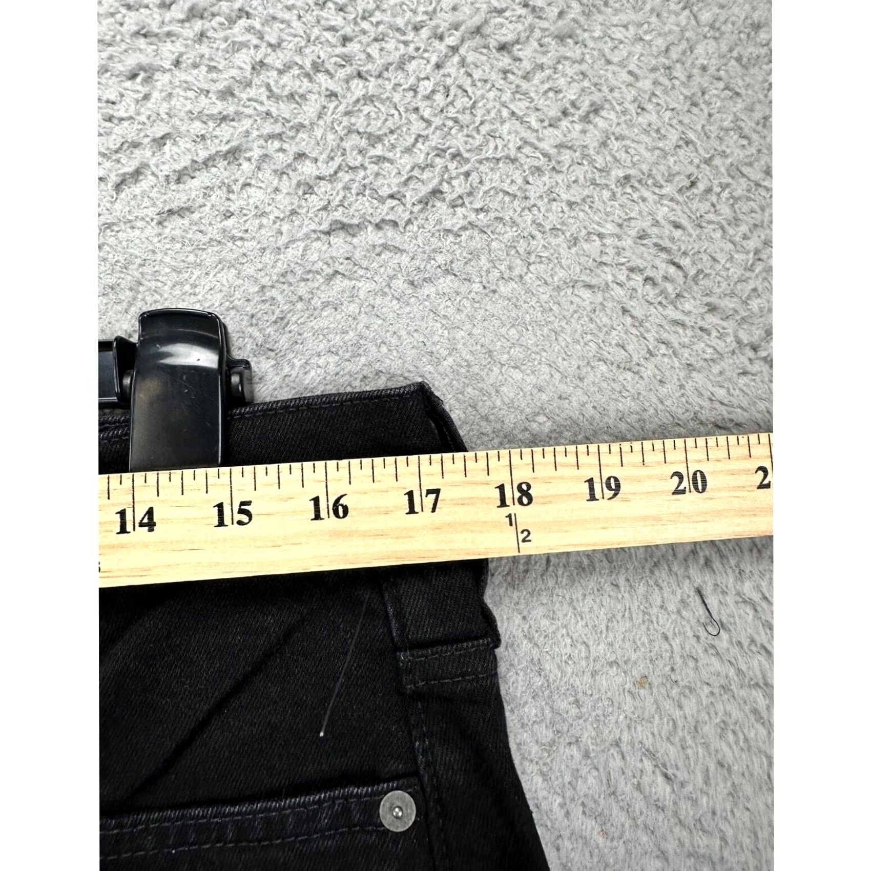 Madewell VINTAGE Madewell The Perfect Vintage Flare Jeans Women 31 Black Wide-Leg Denim Pants NEW Jeans Women 31 Black Wide-Leg Flare Vintage Madewell Size 24" / US 00 / IT 34 - 7 Thumbnail