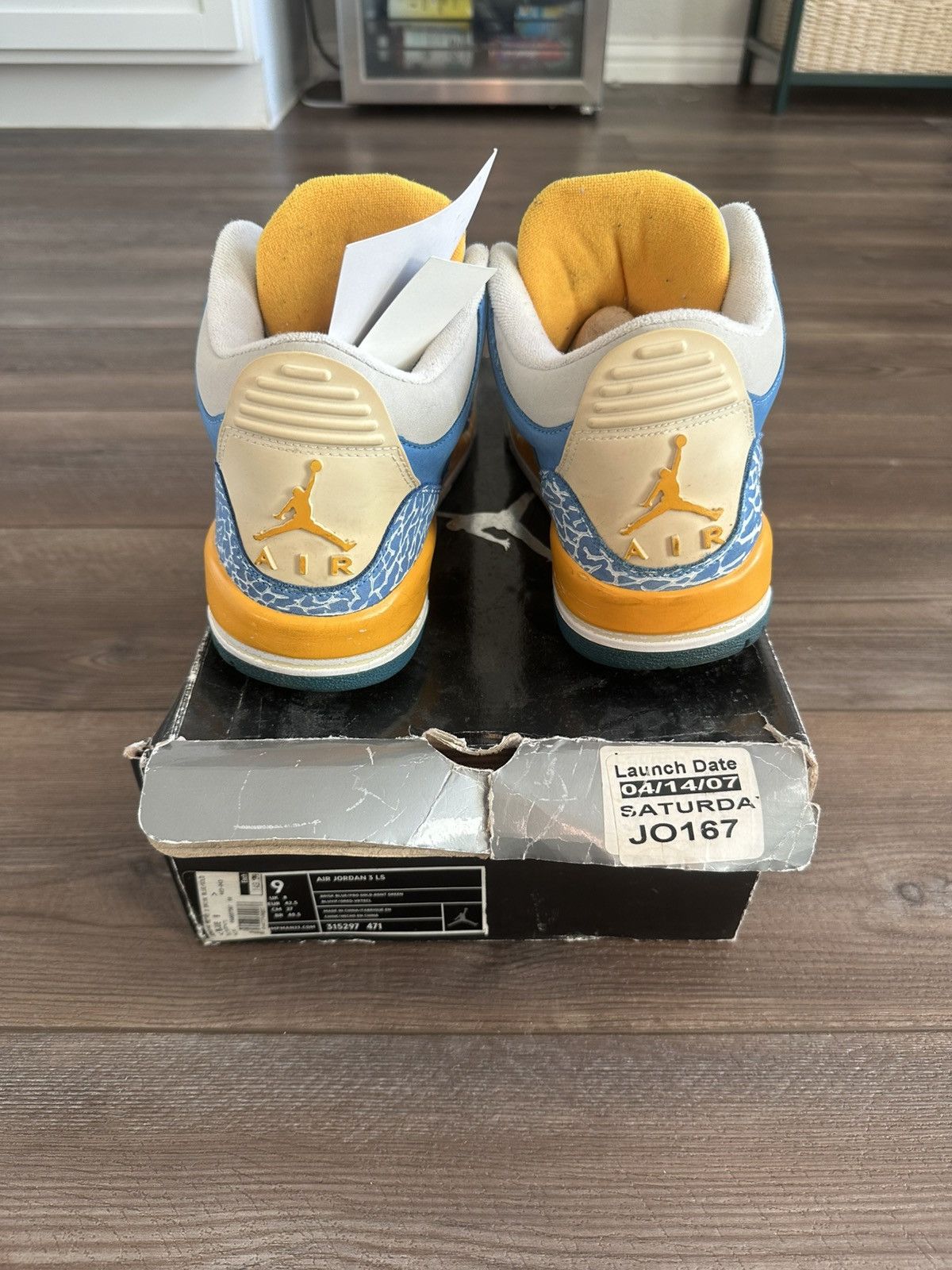 Jordan Brand Jordan 2007 OG Retro 3 Do The Right Thing Rare Air LS Size 9 Size US 9 / EU 42 - 5 Thumbnail