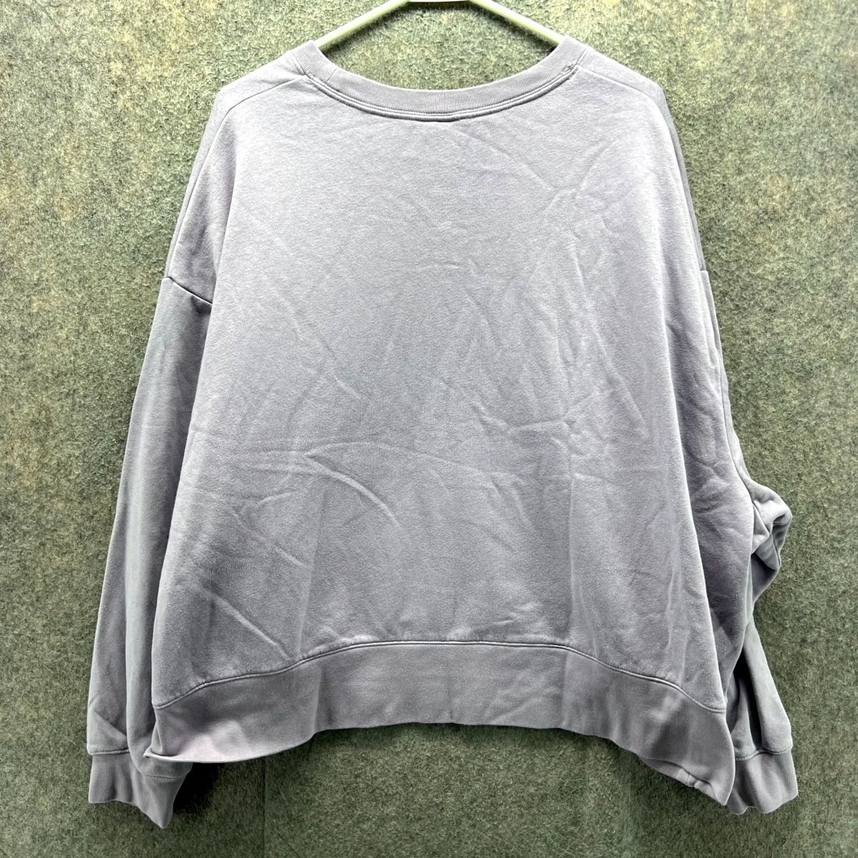 Nike VINTAGE Nike Sweater Womens 3X Purple Crewneck Pullover Swoosh Sportswear Fleece Crop - Logo Size XXL / US 16-18 / IT 52-54 - 2 Thumbnail