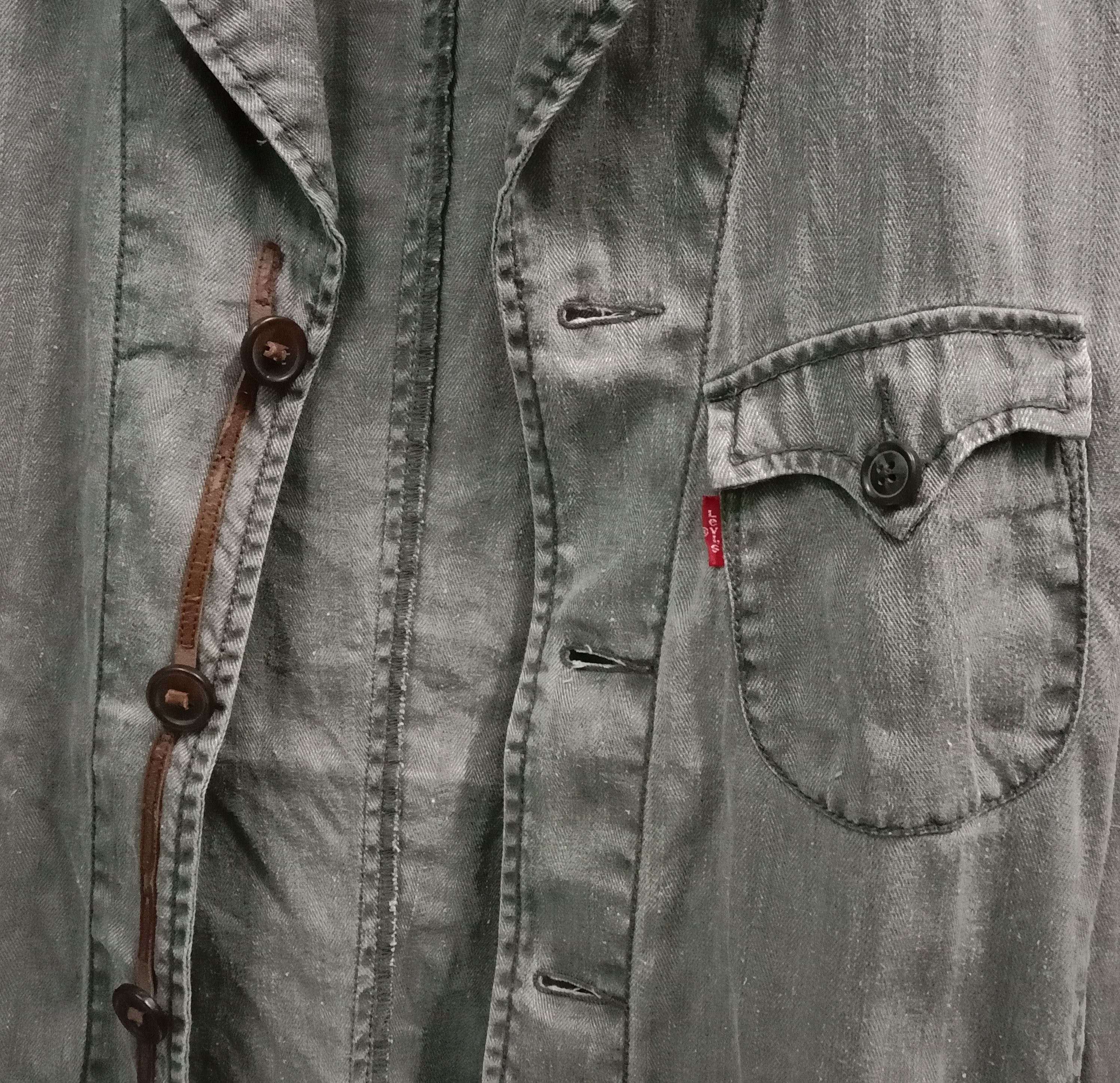 Levi's × Levi's Vintage Clothing × Vintage LEVIS Premium Red Tab Muji Hemp Cotton Jacket Size US M / EU 48-50 / 2 - 7 Thumbnail