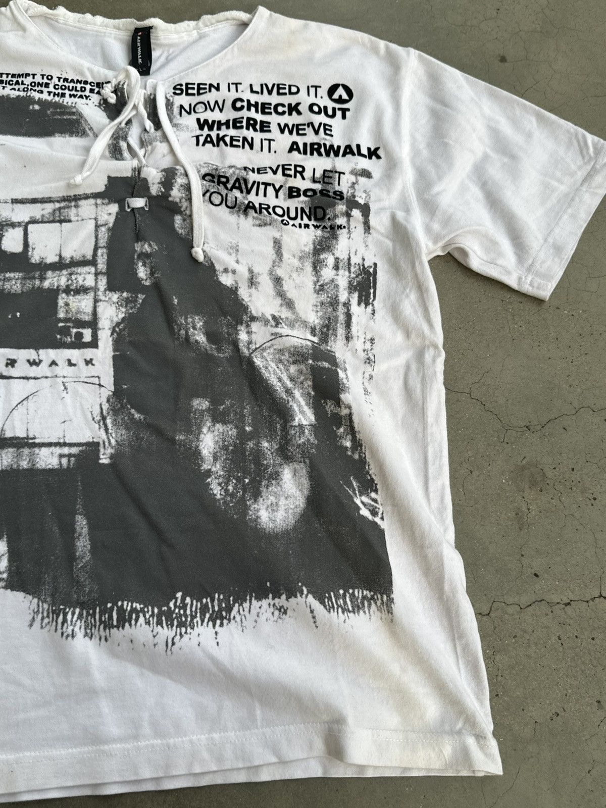 Airwalk Y2K Airwalk Laces Poem Shirt Goth Punk Size US M / EU 48-50 / 2 - 7 Thumbnail