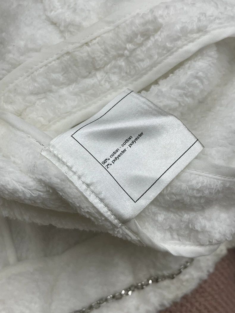 Chanel Chanel White towel blue and silver rolled coat Size XXS / US 00 / IT 34 - 5 Thumbnail
