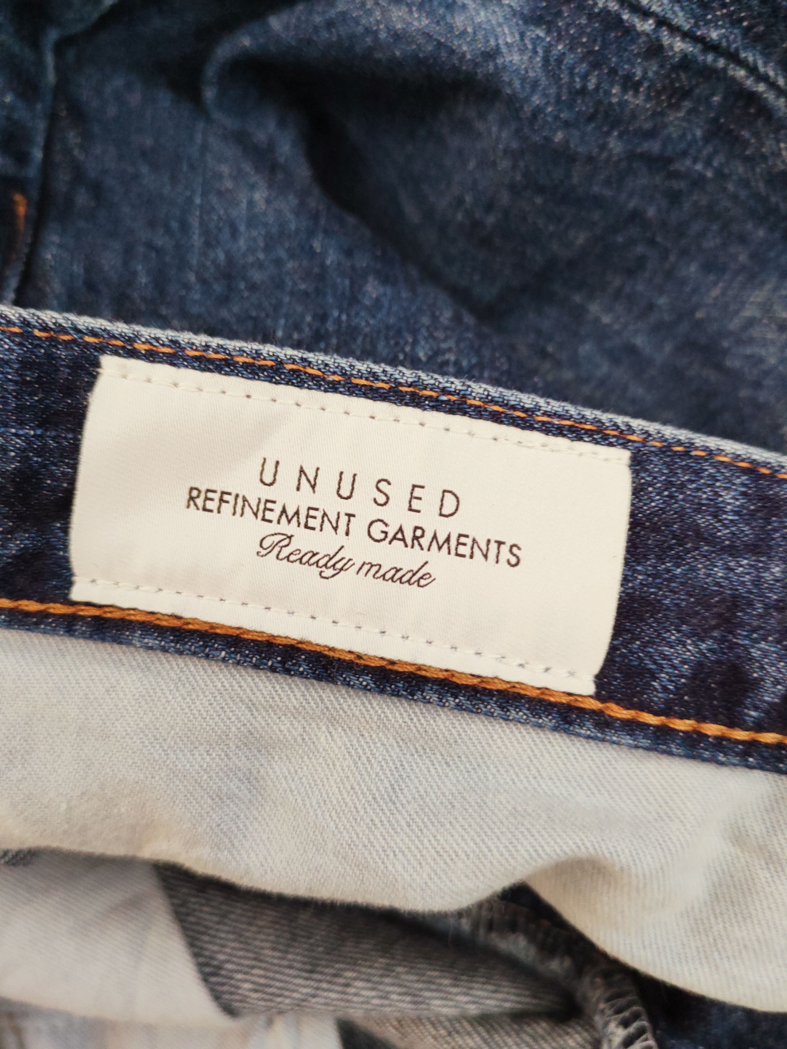 READYMADE DL Unused Readymade Distressed Ripped selvedge Jeans #S2699 Size US 33 - 13 Thumbnail