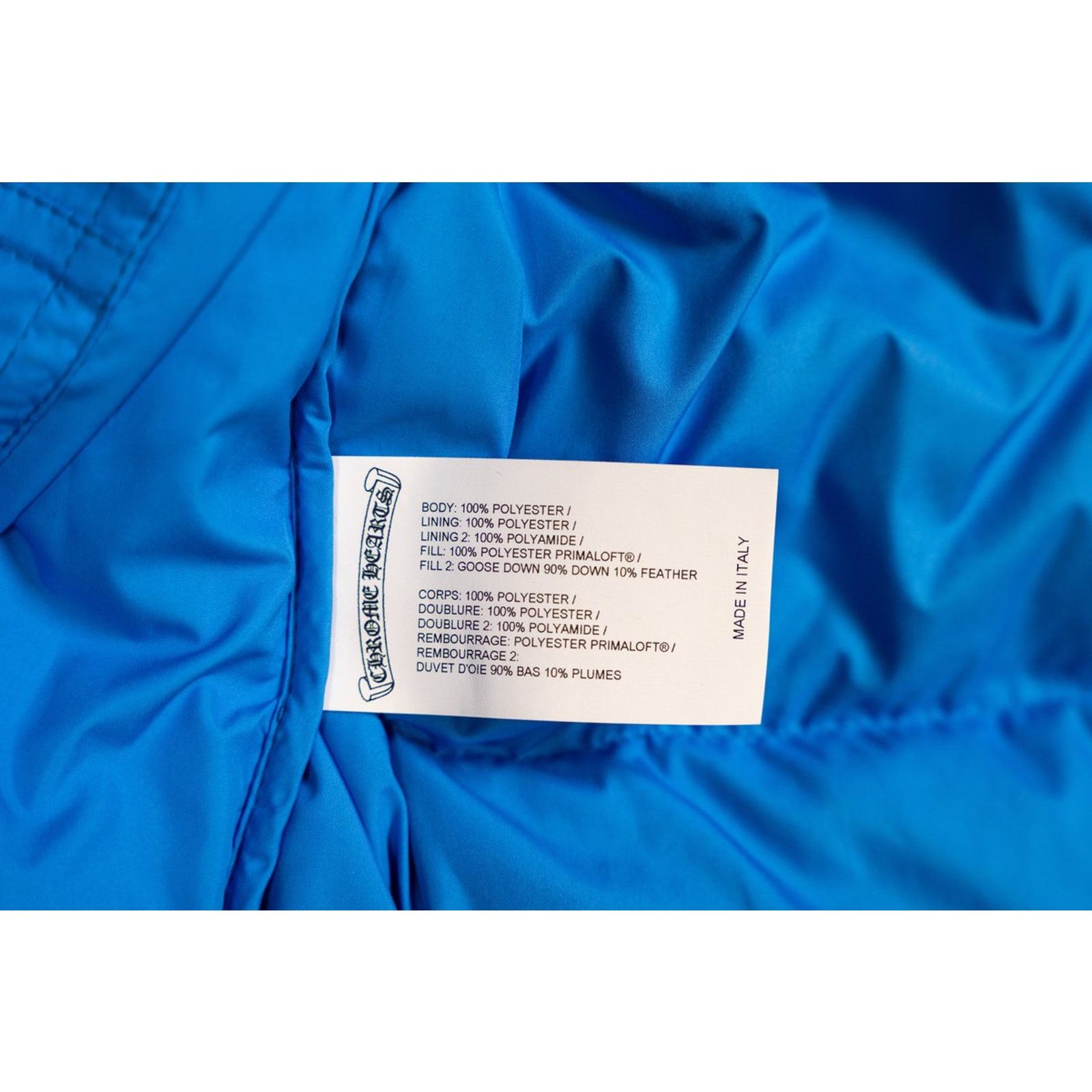 Chrome Hearts Monogram Stiff Puffer Vest 'Blue' Size US M / EU 48-50 / 2 - 7 Thumbnail