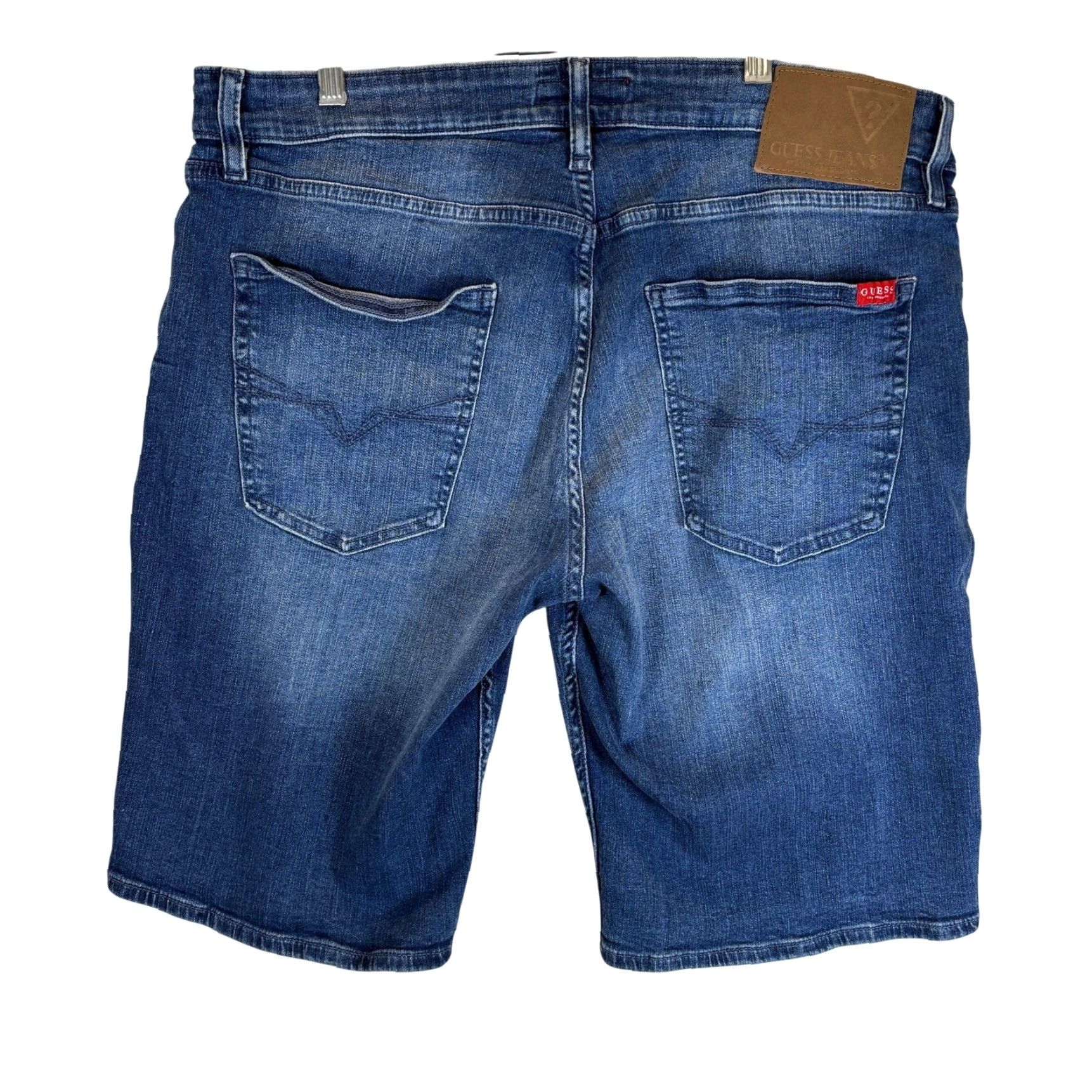 Guess VINTAGE Guess Shorts Men 36 Denim Blue 90s Baggy Workwear Medium Wash 5-Pocket Design Casual Mens Size US 36 / EU 52 - 2 Thumbnail