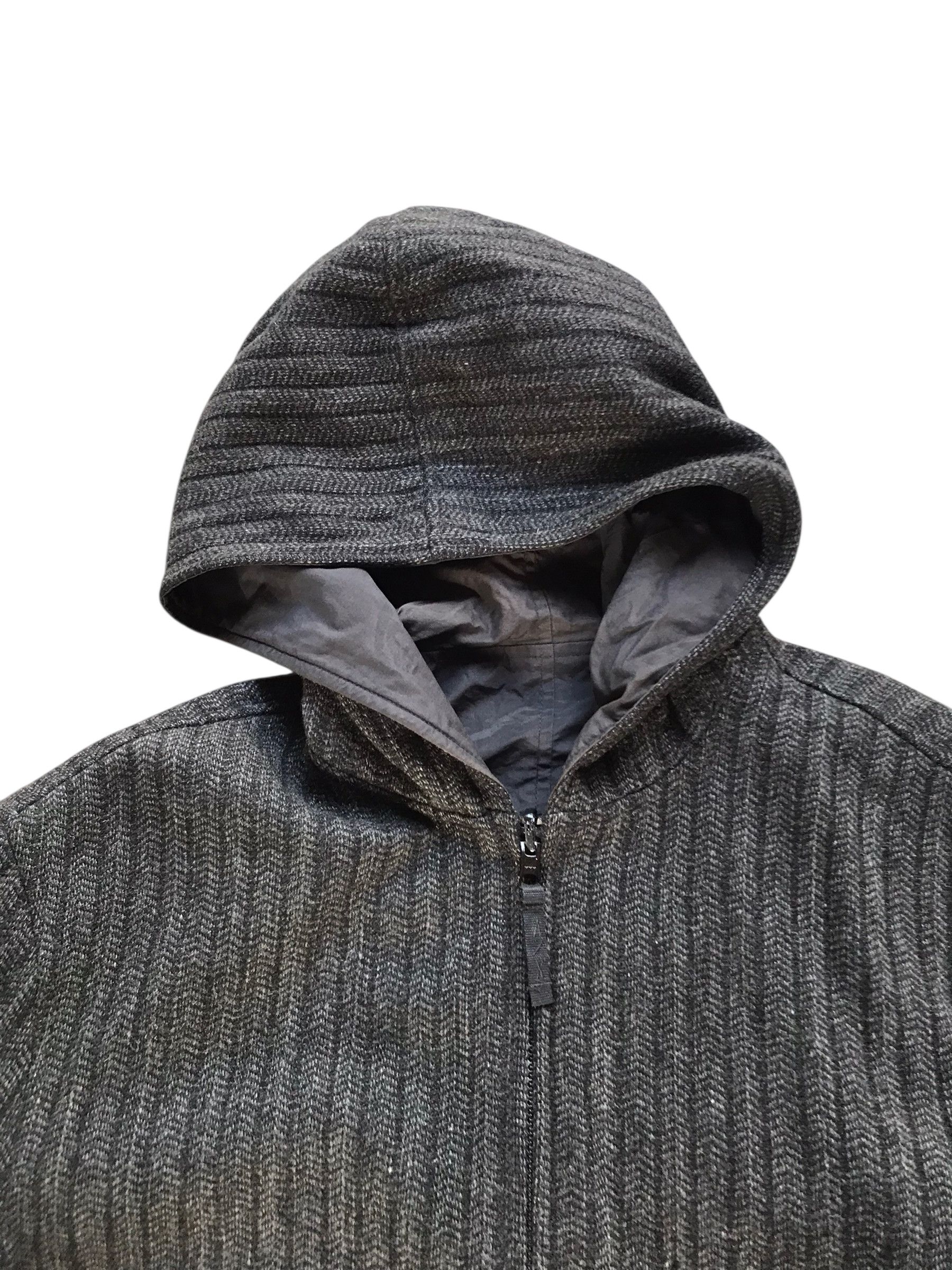 Armani Exchange Armani Exchange Wool Hoodie Jacket Size US S / EU 44-46 / 1 - 8 Thumbnail