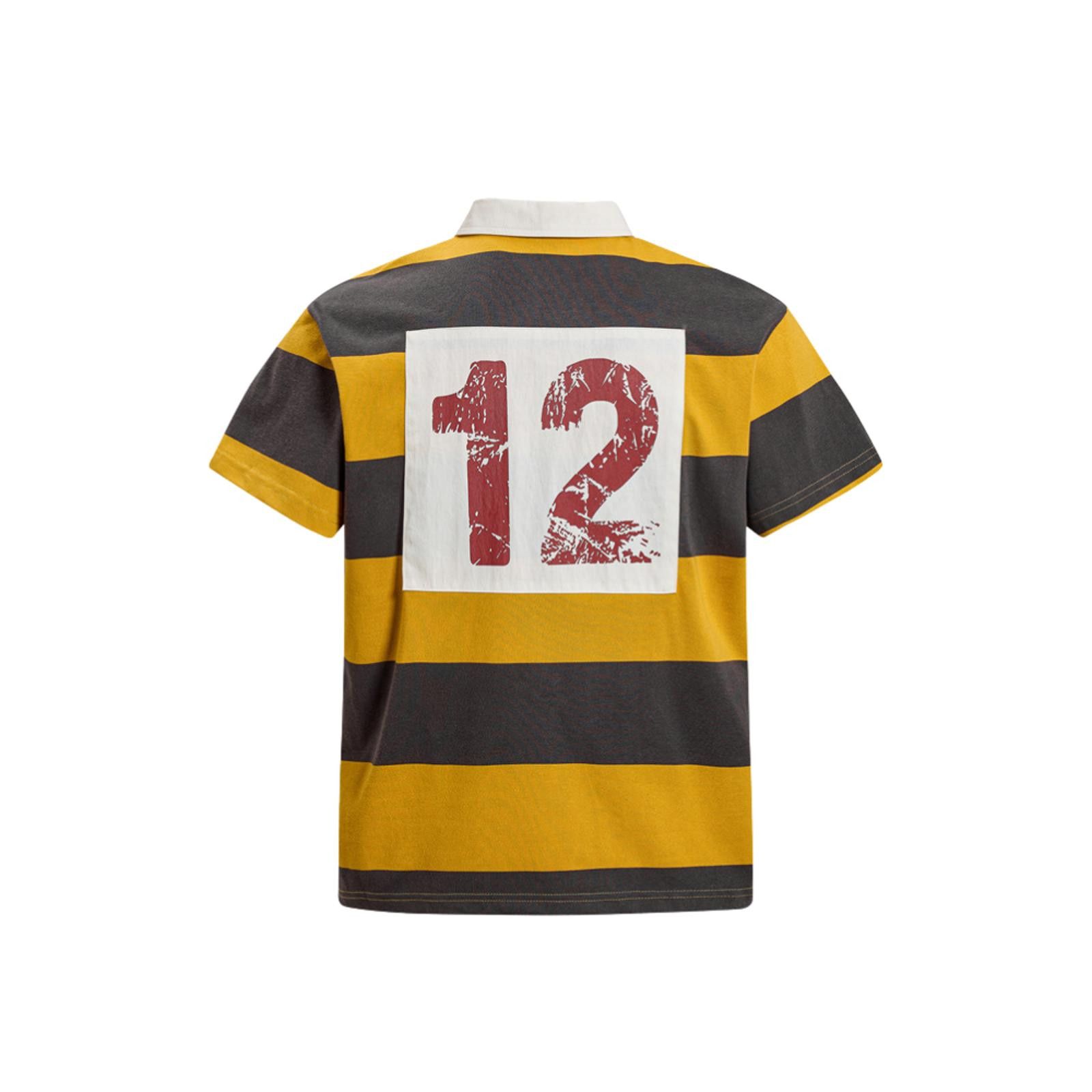 Vintage Navy-Stripe Rugby Polo Shirt Size US M / EU 48-50 / 2 - 3 Thumbnail
