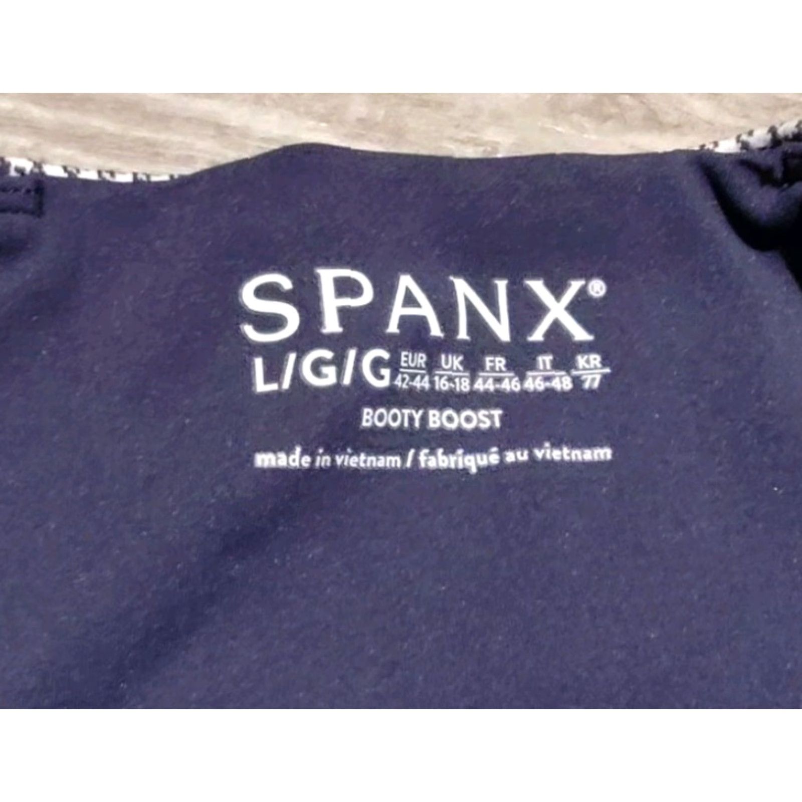 Spanx Spanx Booty Boost Houndstooth Leggings Size Large Women Activewear Slim Fit Ankle Blue Size 36" / US 14 / IT 50 - 3 Thumbnail