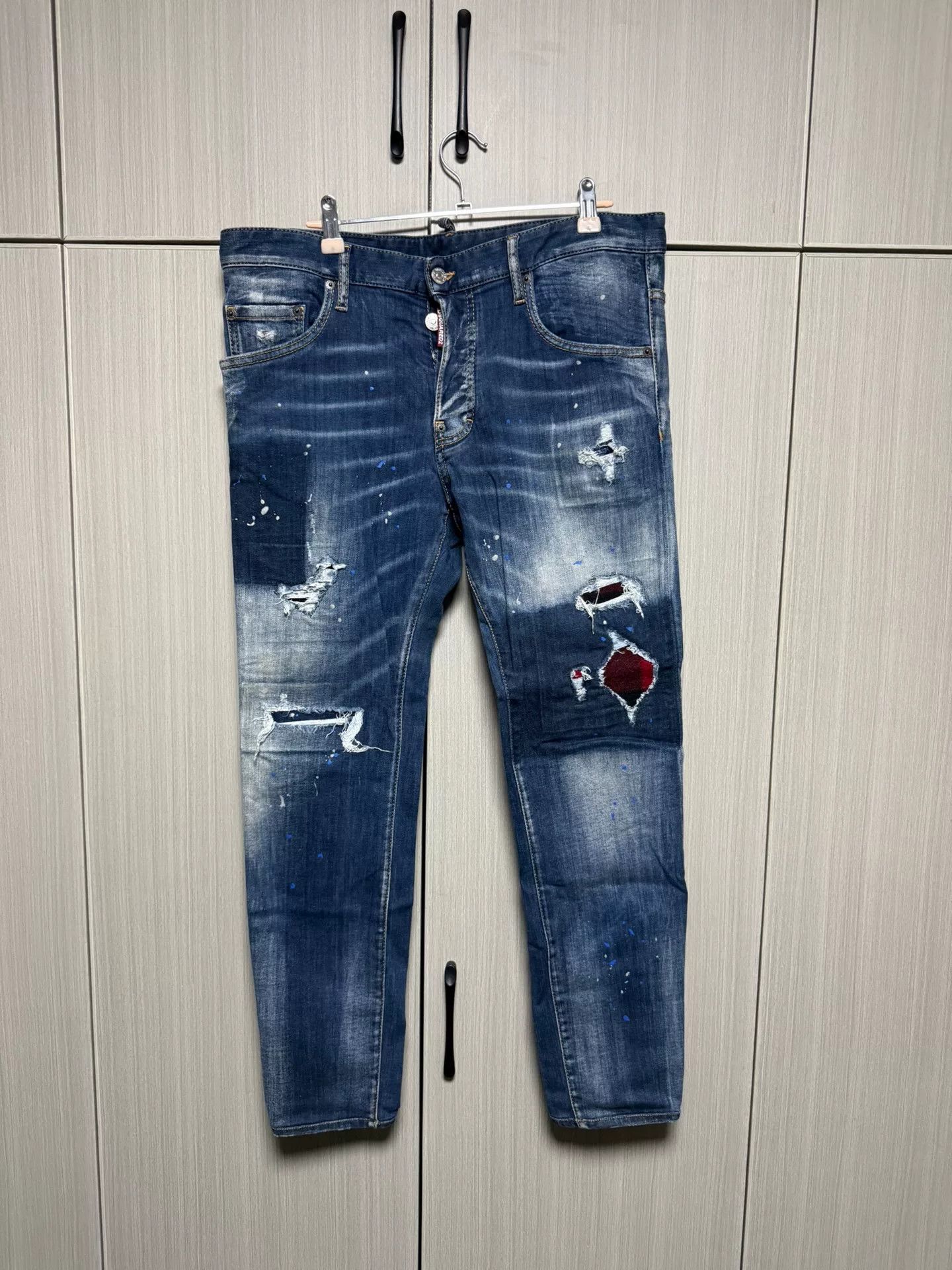 Dsquared2 Dsquared2 Denim Red Denim Jeans 34 Men Size US 34 / EU 50 - 1 Thumbnail