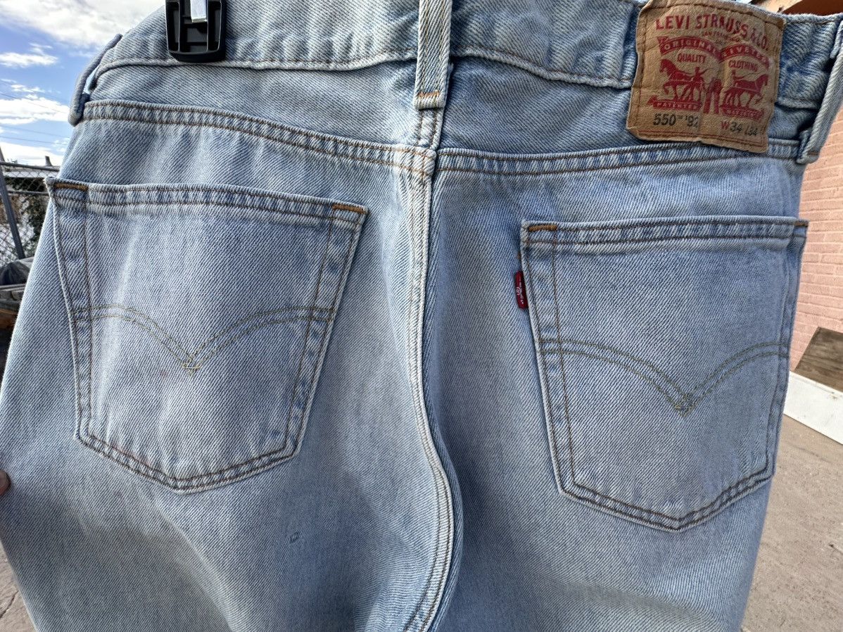 Levi's Levi’s 550s Lightwash Painters Denim Size US 34 / EU 50 - 10 Thumbnail