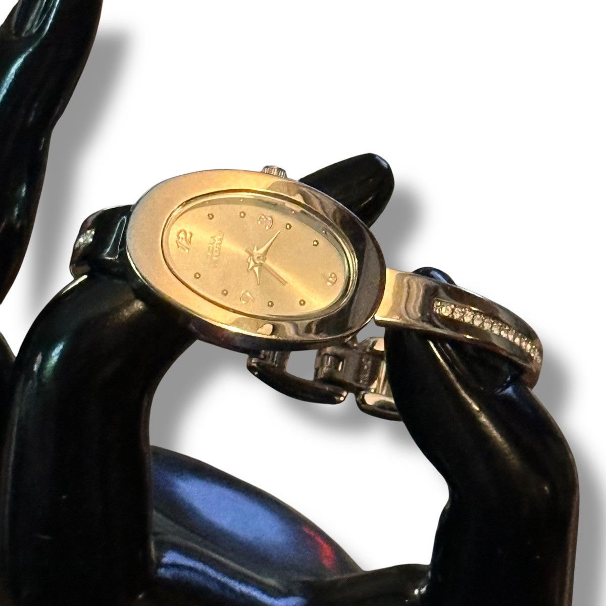 Gloria Vanderbilt Vintage Gloria Vanderbilt silver tone rhinestone band watch Size ONE SIZE - 2 Thumbnail