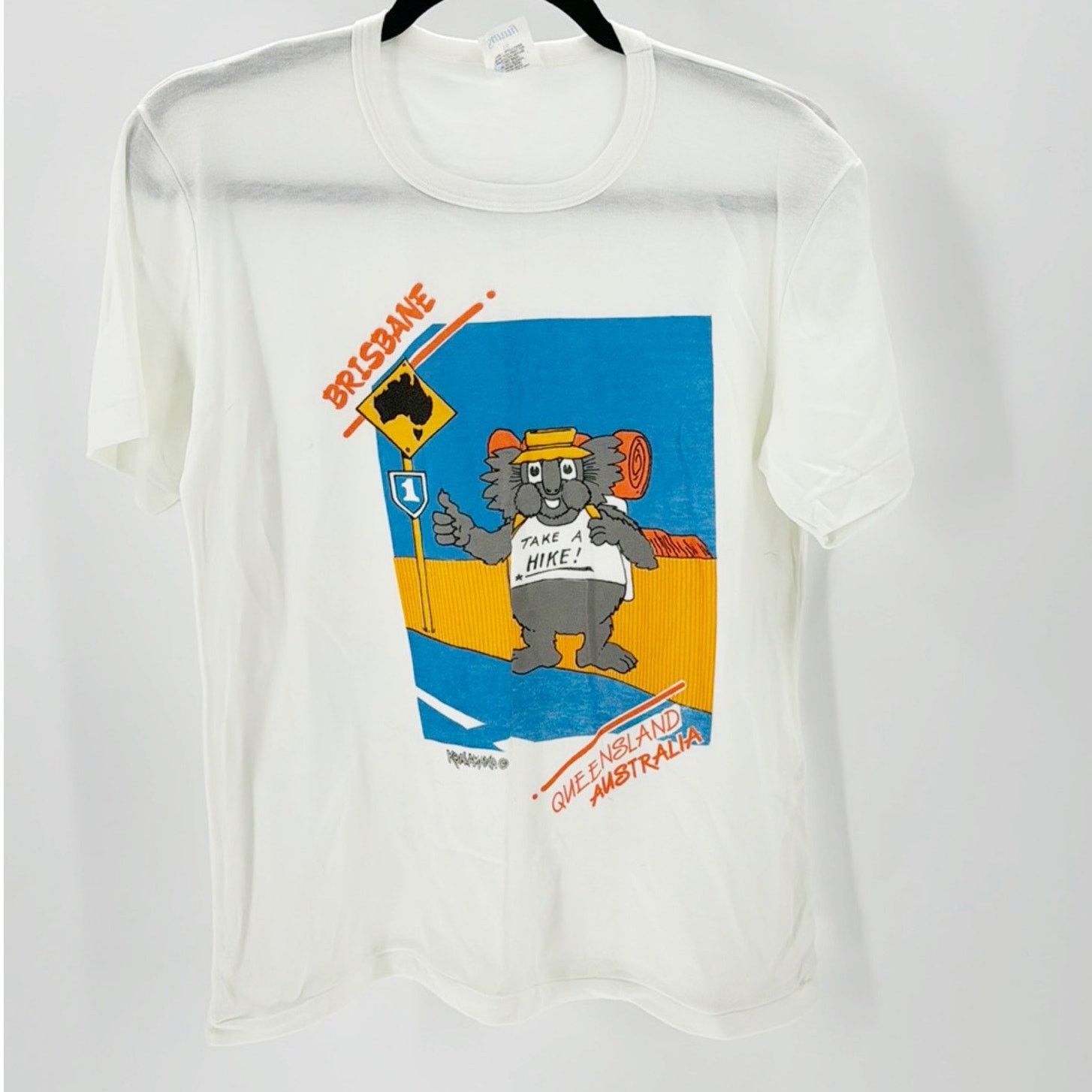 Vintage Vintage Brisbane Queens Island Australia Take A Hike koala Size US M / EU 48-50 / 2 - 1 Thumbnail