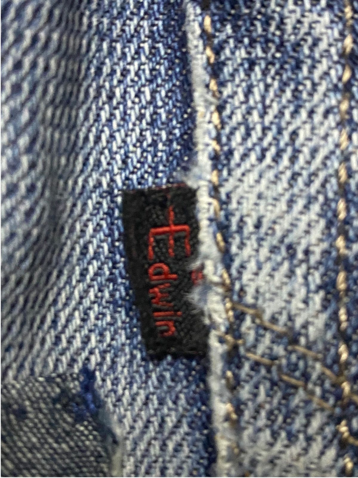 Edwin Vintage Japanese Brand E Funtion Edwin Tapered Leg Patched Size US 30 / EU 46 - 14 Thumbnail