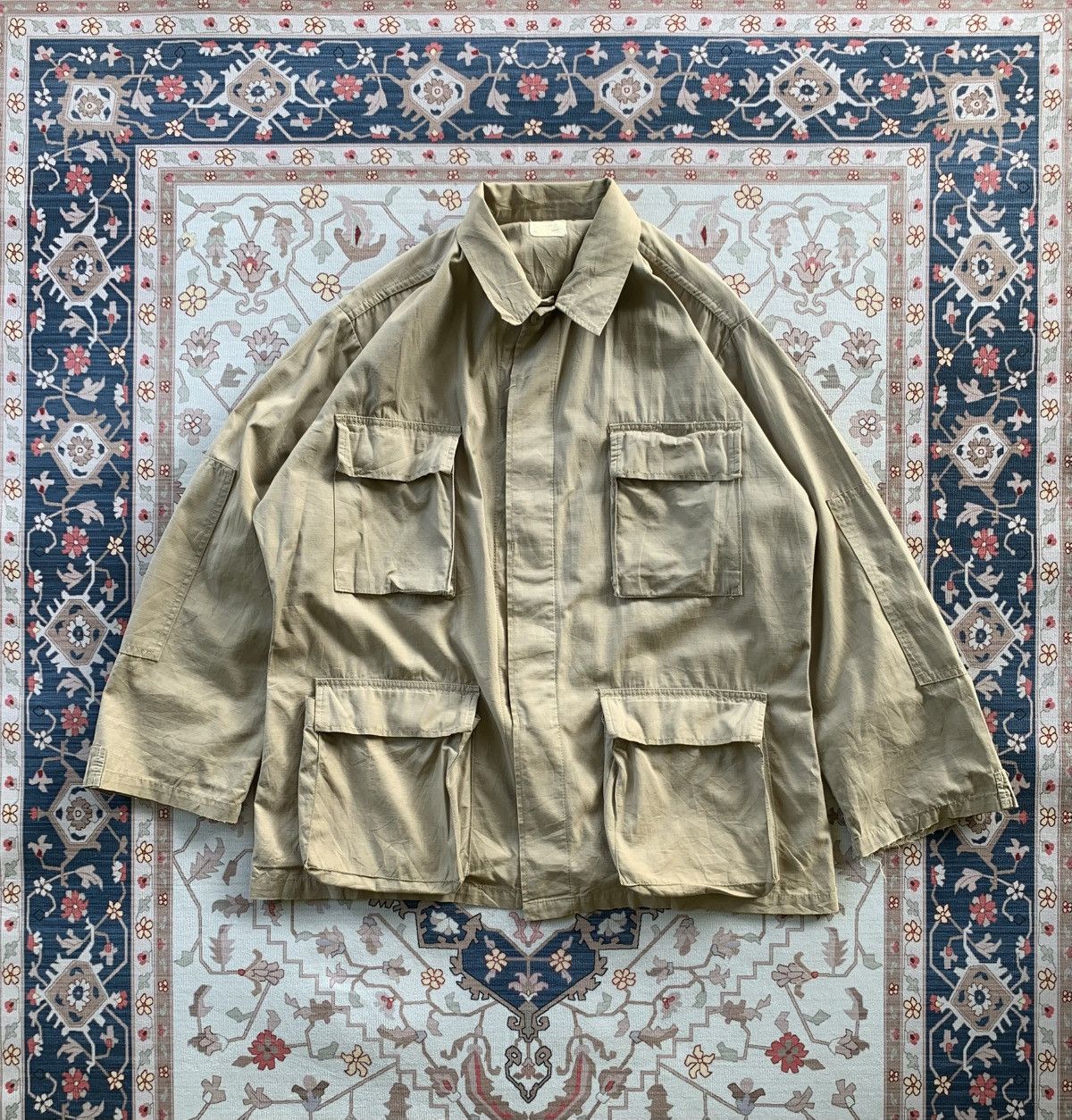 Japanese Brand VINTAGE HOUSTON RIPSTOP POPLIN CLASS 1 BATTLE DRESS UNIFORM Size US L / EU 52-54 / 3 - 1 Thumbnail