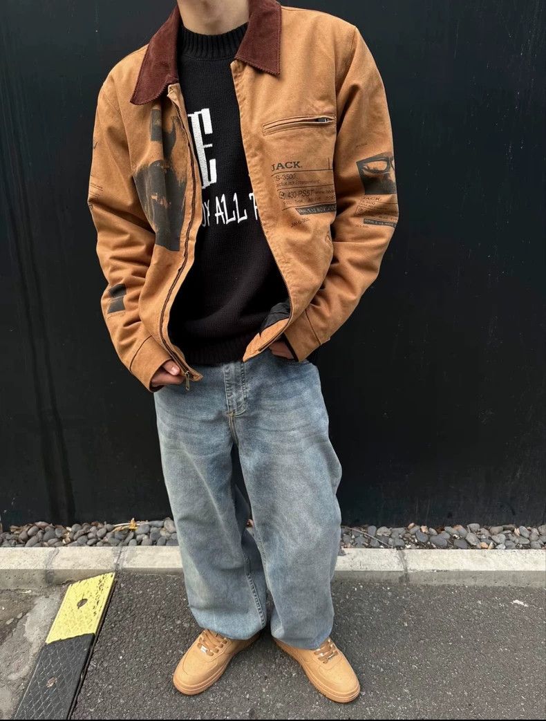 Balenciaga Balenciaga size s 23fw aged baggy mid-rise in ice blue mud Size US 28 / EU 44 - 2 Thumbnail