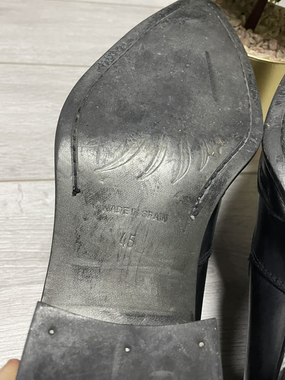 New Rock New Rock skull ☠️ flame 🔥 loafers leather boots shoes sb0 Size US 11 / EU 44 - 11 Thumbnail