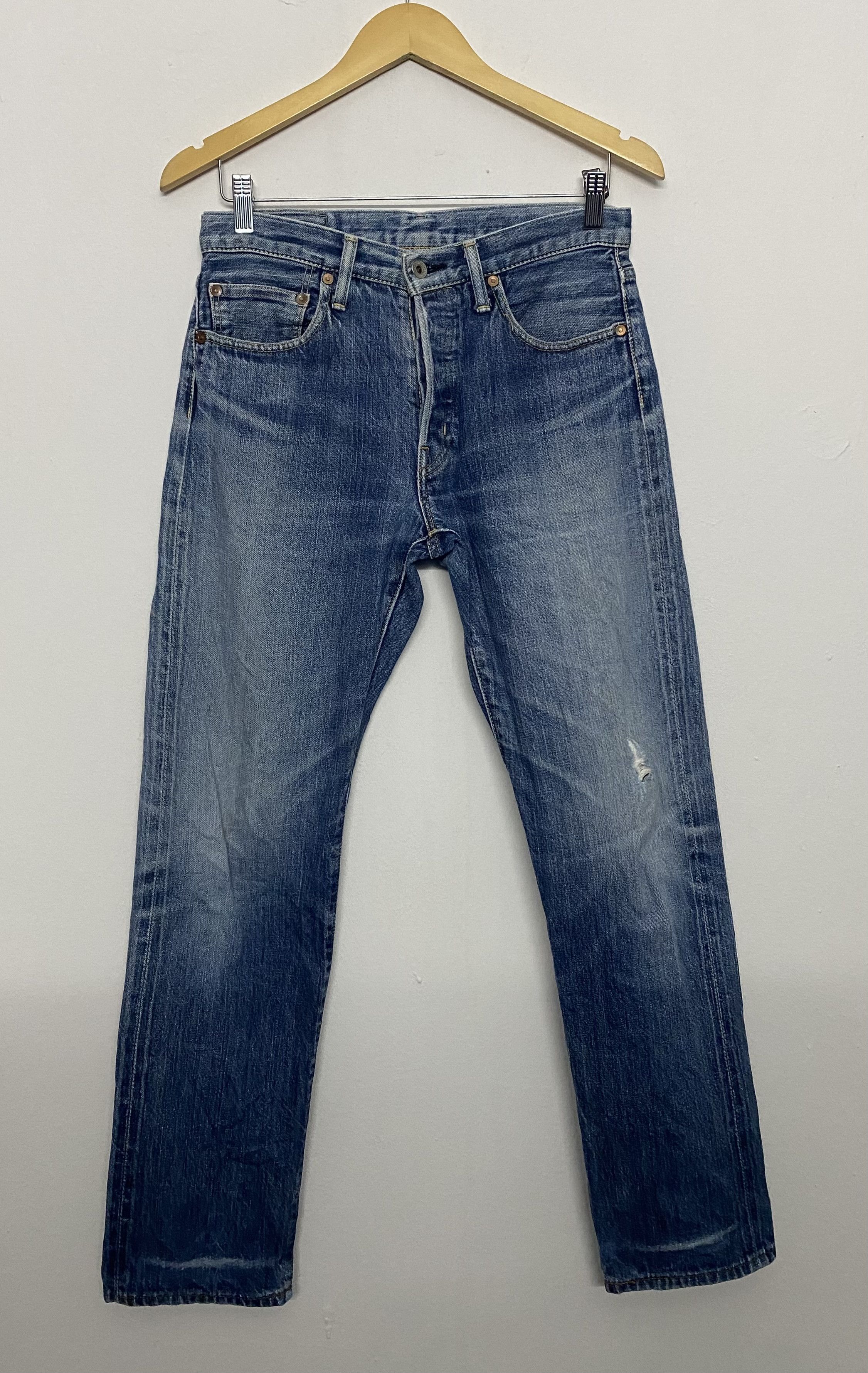 Spellbound Spellbound Japan Blue Selvedge Denim Jeans Faded Grunge Wash Size US 30 / EU 46 - 1 Thumbnail
