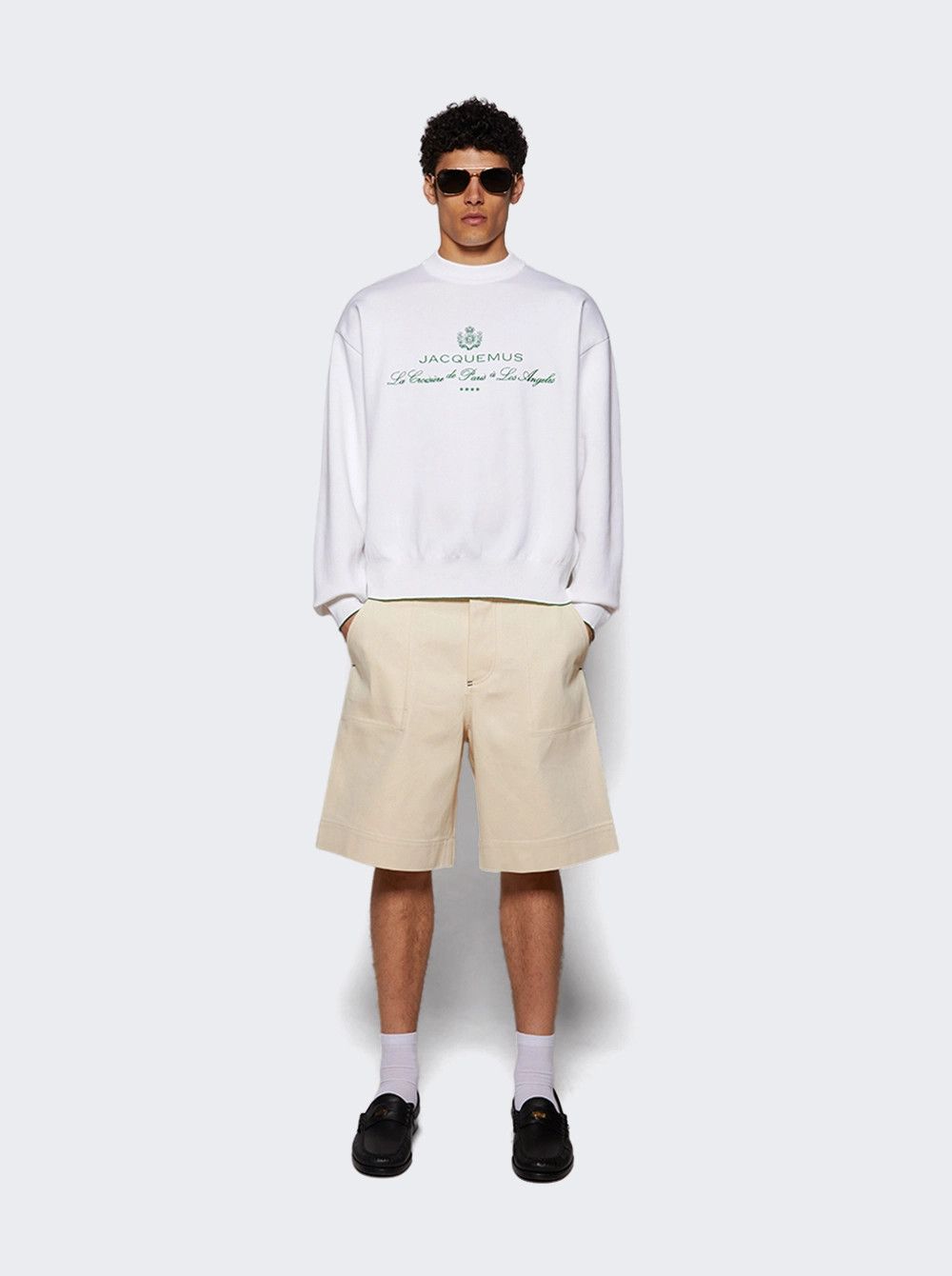 Jacquemus o1mle0326 Le Short De-Nimes in White Size US 30 / EU 46 - 5 Thumbnail