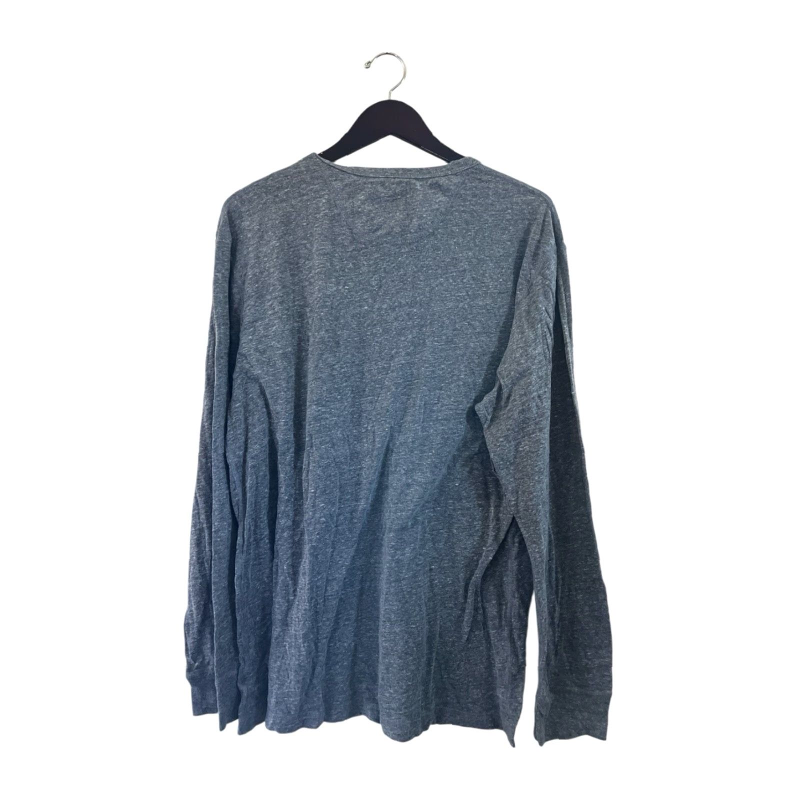 Vintage VINTAGE almond henley long sleeve shirt Mens XL gray USA 2010s California Henley pocket 31.5" long 24" across 27" sleeves EUC Size US XL / EU 56 / 4 - 6 Thumbnail
