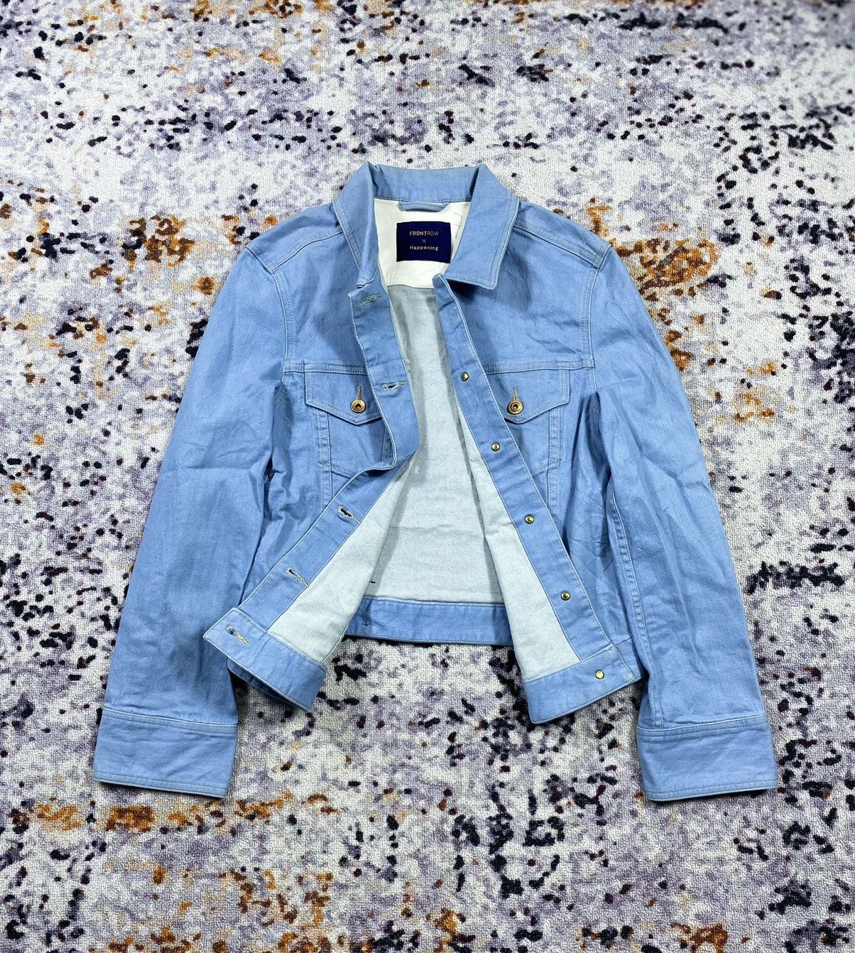 Beauty Beast × Japanese Brand × Vintage Japanese Frontrow X Happening Denim Jacket Size US S / EU 44-46 / 1 - 1 Thumbnail