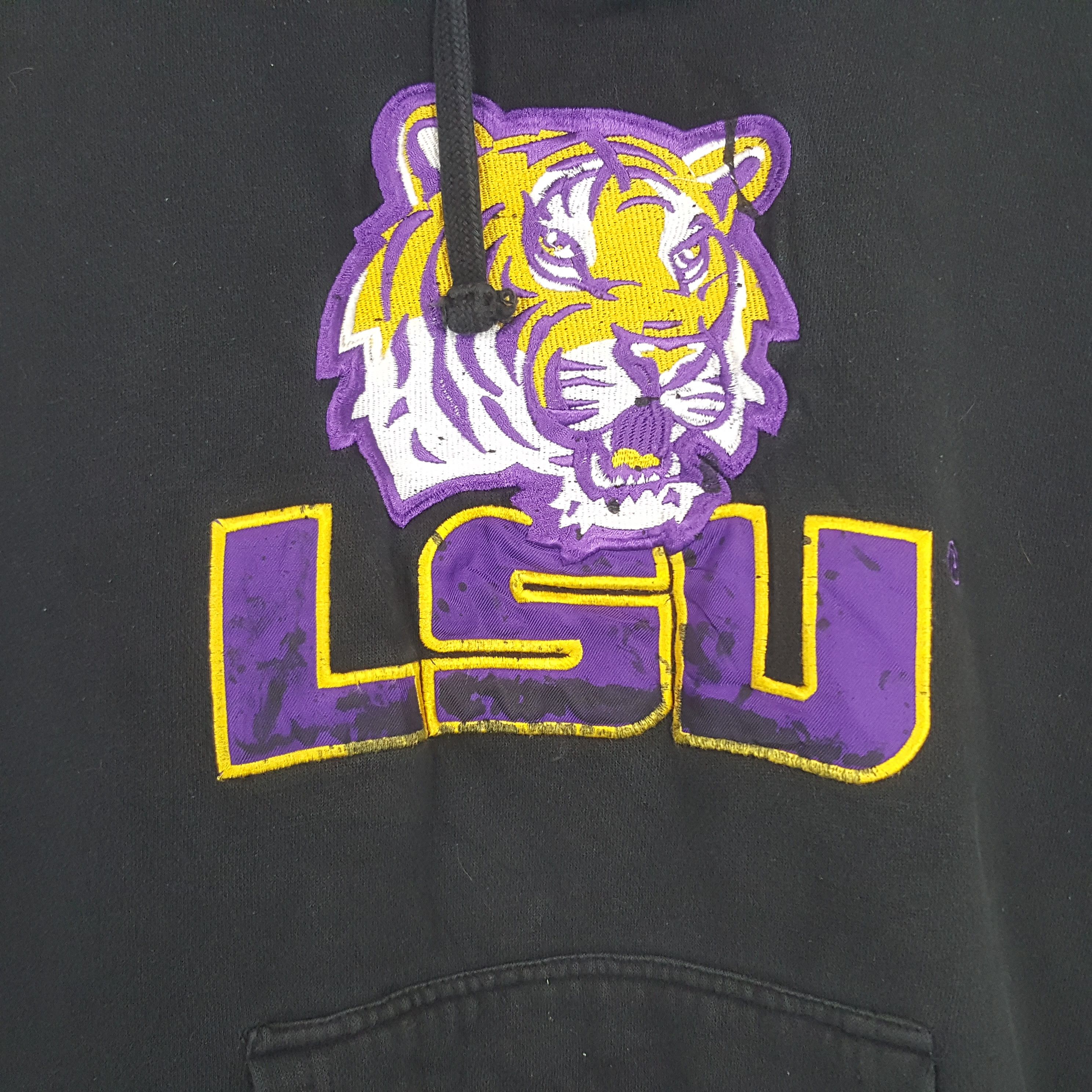 NBA × NFL × Vintage Vintage LSU Tigers Sportwear Team Hoodies Size US XL / EU 56 / 4 - 2 Thumbnail