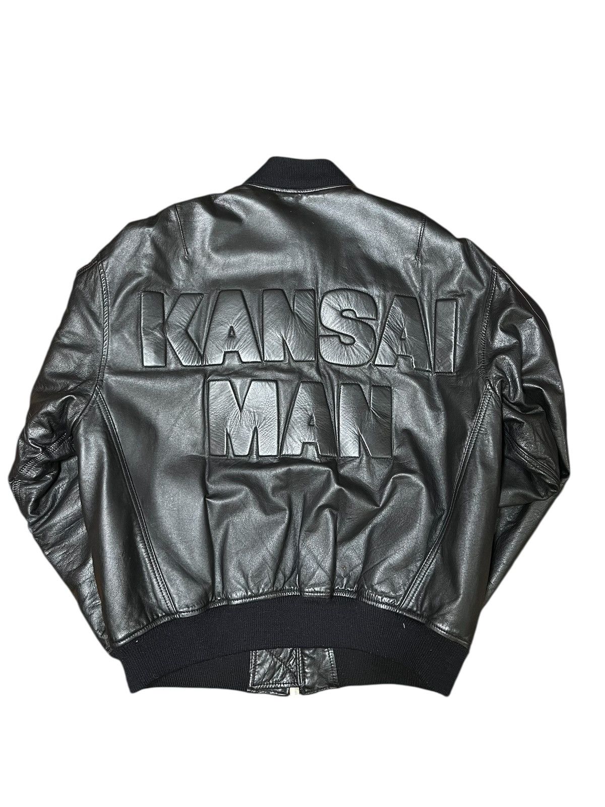 Kansai Yamamoto Kansai Man Leather Bomber Size US M / EU 48-50 / 2 - 1 Thumbnail