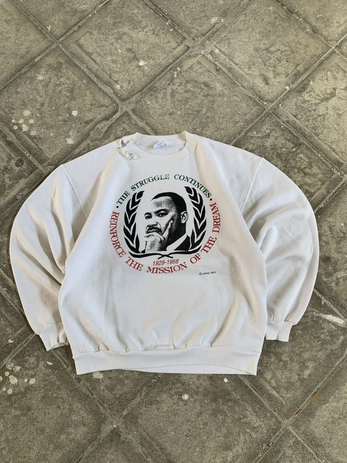 Vintage Vintage Martin Luther King Crewneck Size US XL / EU 56 / 4 - 5 Thumbnail