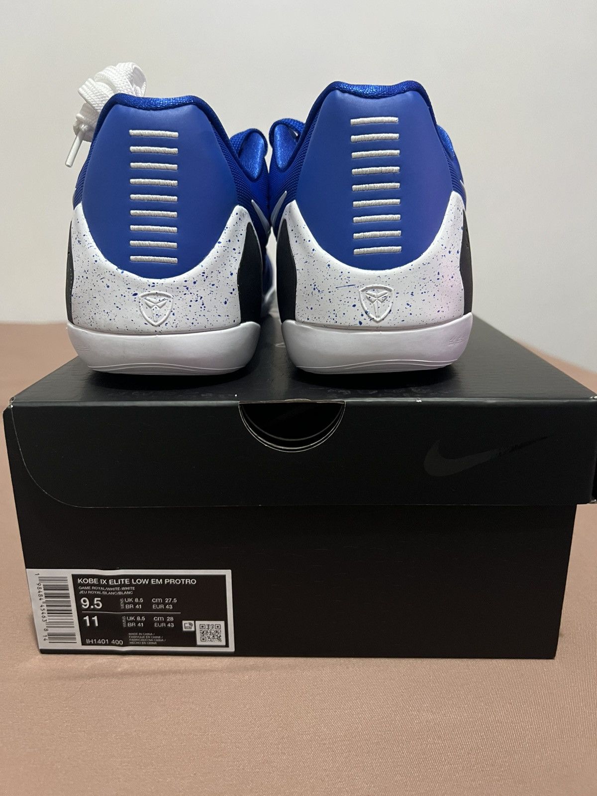 Nike Kobe 9 low Protro Game Royal Size US 9.5 / EU 42-43 - 4 Thumbnail