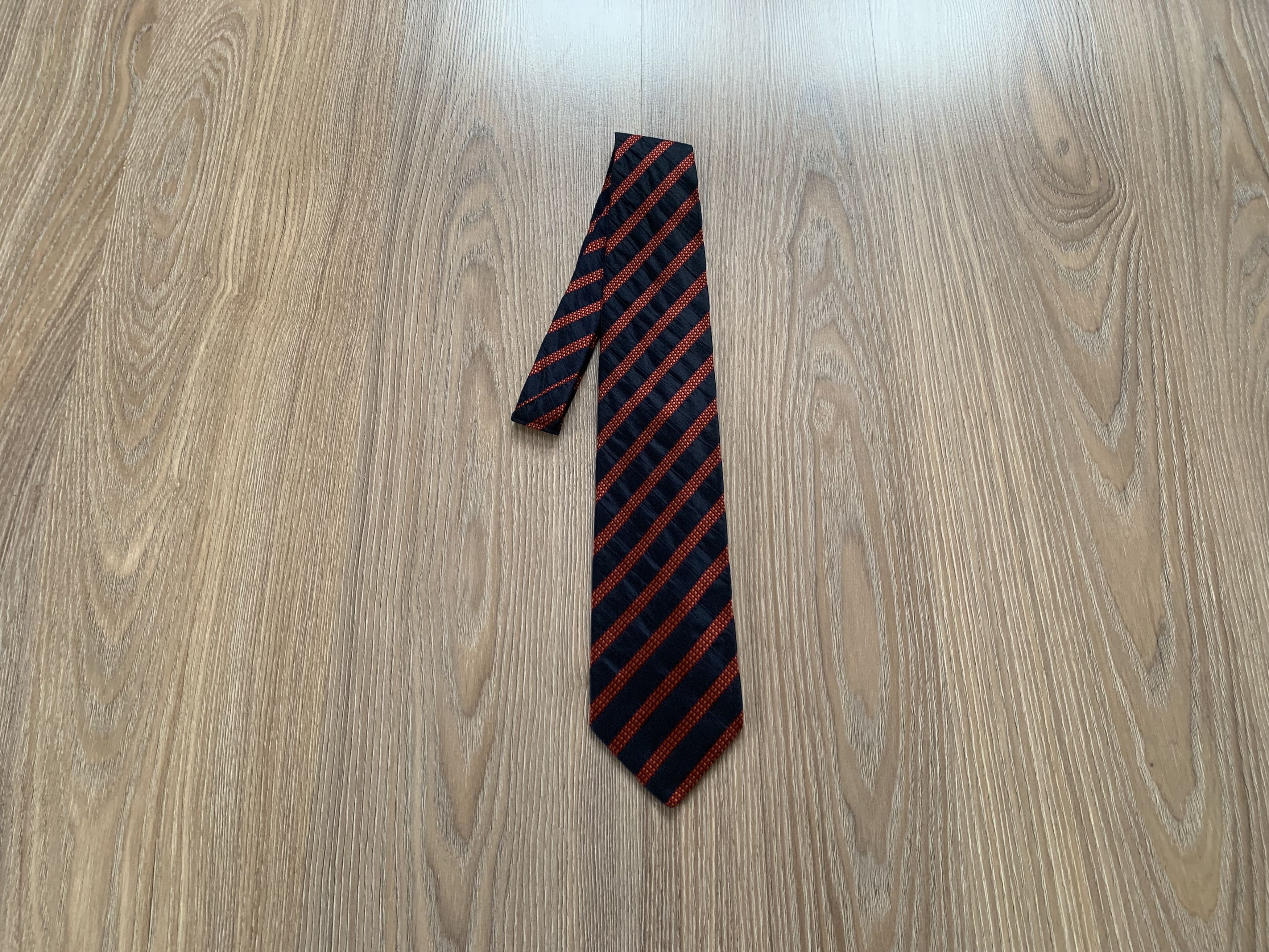 Bally Vintage Bally Italian Stripe Patterned Neck Tie Size ONE SIZE - 1 Thumbnail