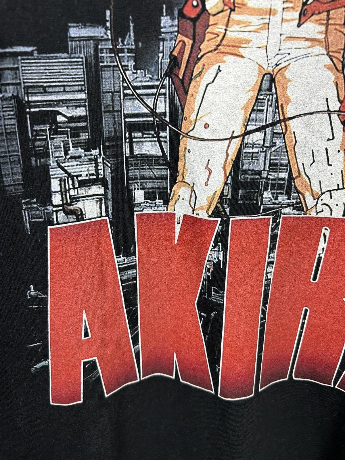 Anime Akira Poster Black T shirt Size US XL / EU 56 / 4 - 8 Thumbnail